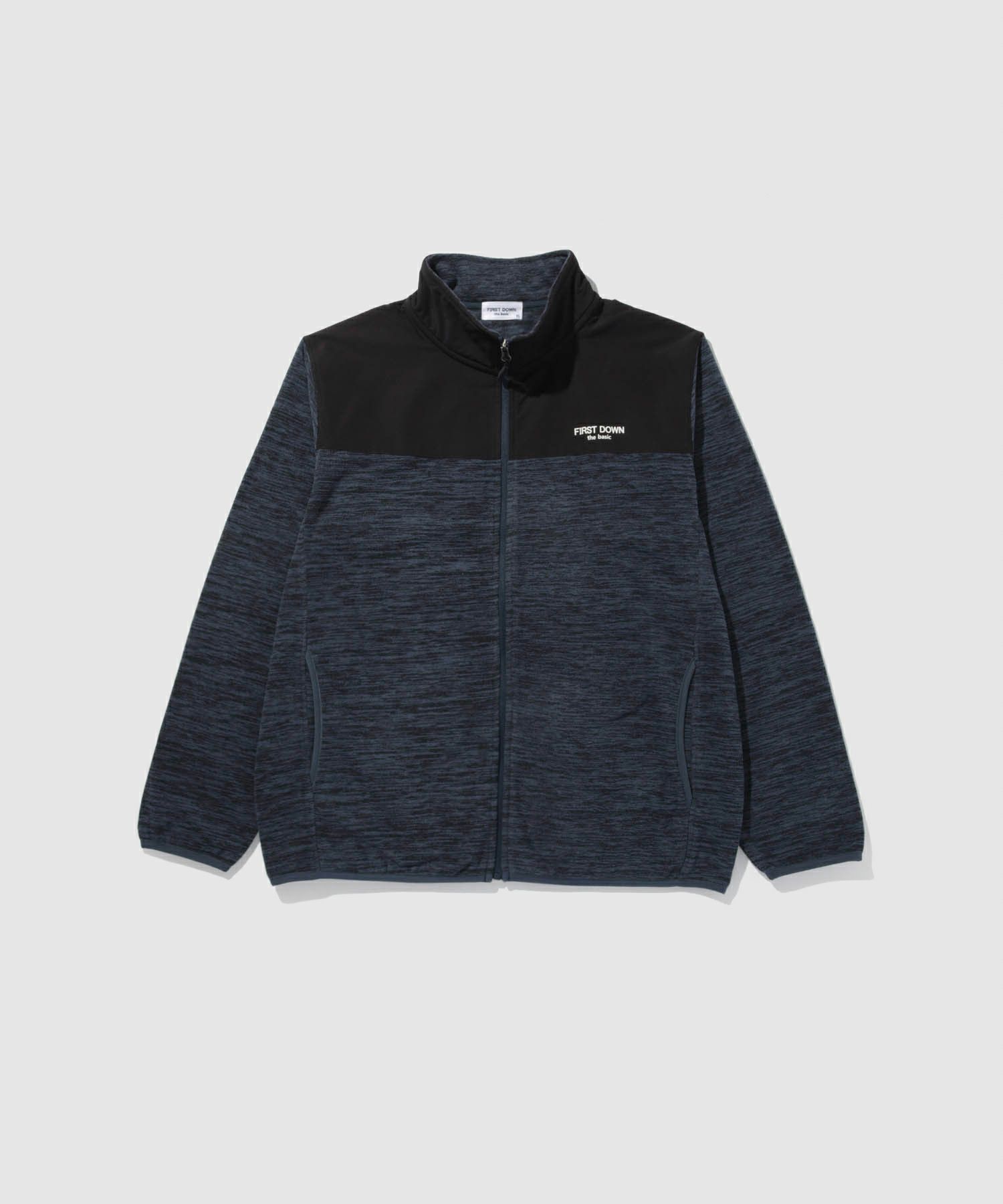 FIRST DOWN カチオンフリース スタンドフルジップブルゾン メンズ