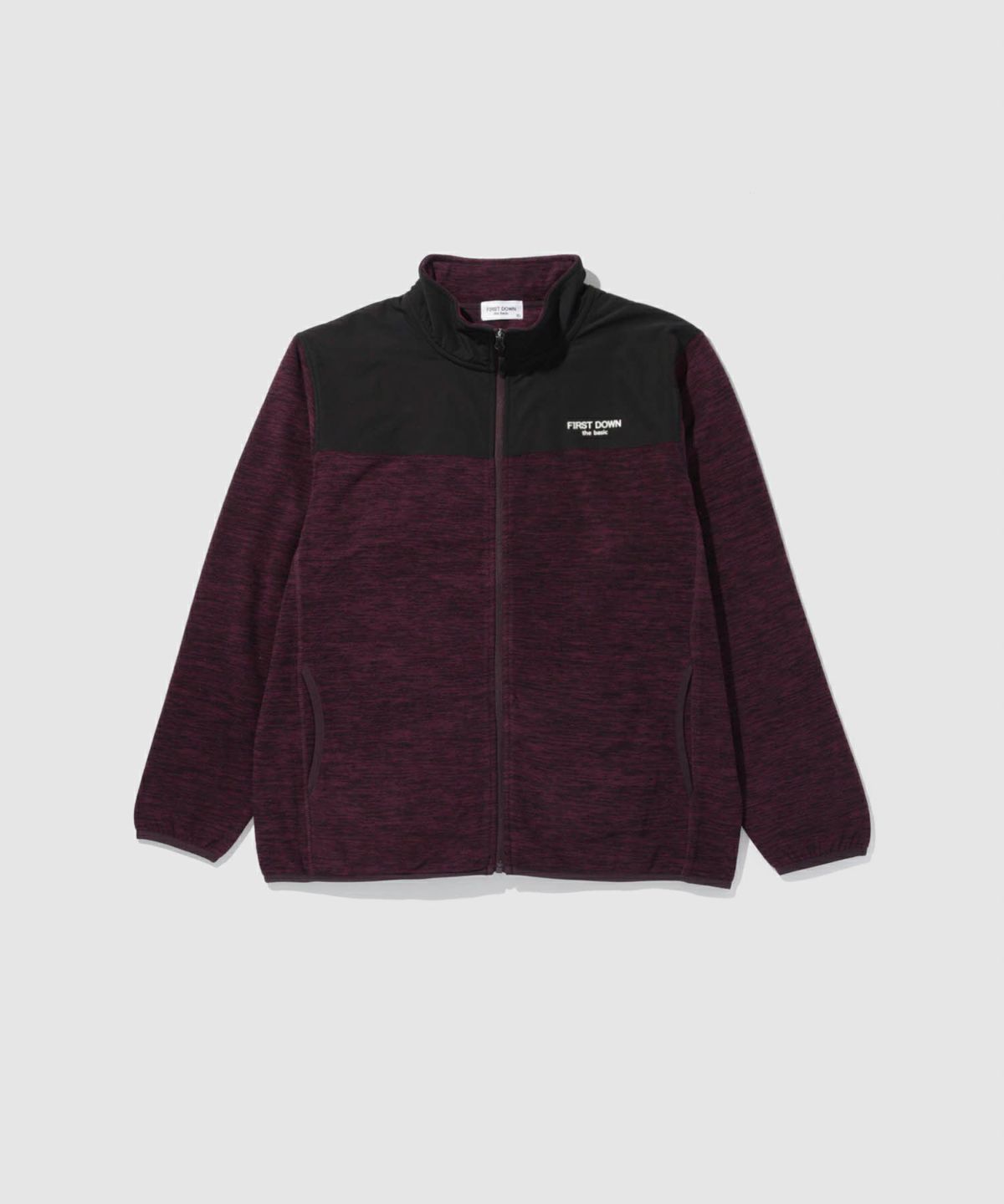 FIRST DOWN カチオンフリース スタンドフルジップブルゾン メンズ