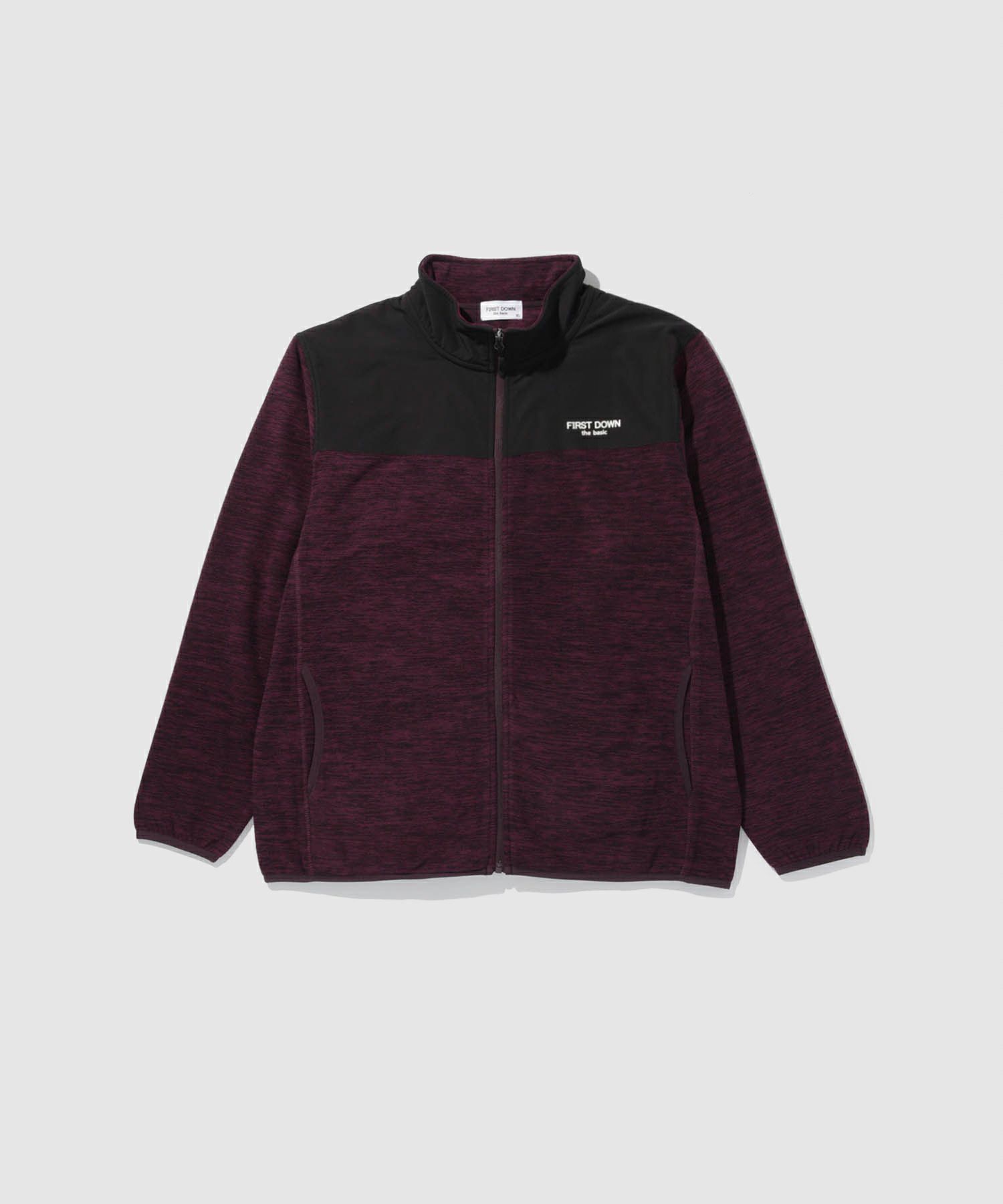 FIRST DOWN カチオンフリース スタンドフルジップブルゾン メンズ