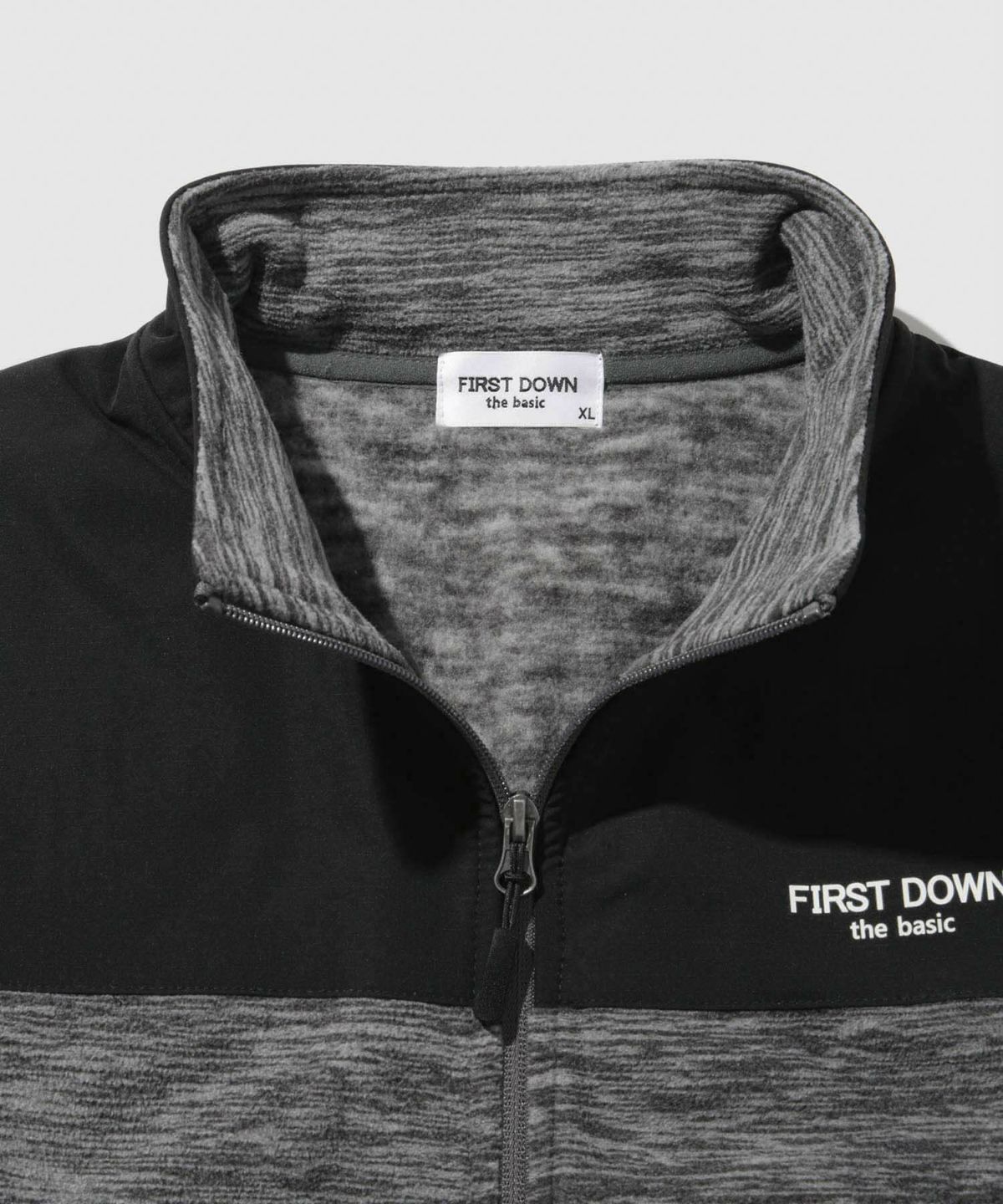 FIRST DOWN カチオンフリース スタンドフルジップブルゾン メンズ