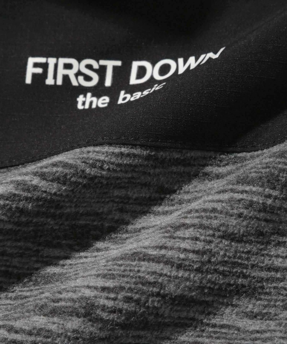 FIRST DOWN カチオンフリース スタンドフルジップブルゾン メンズ