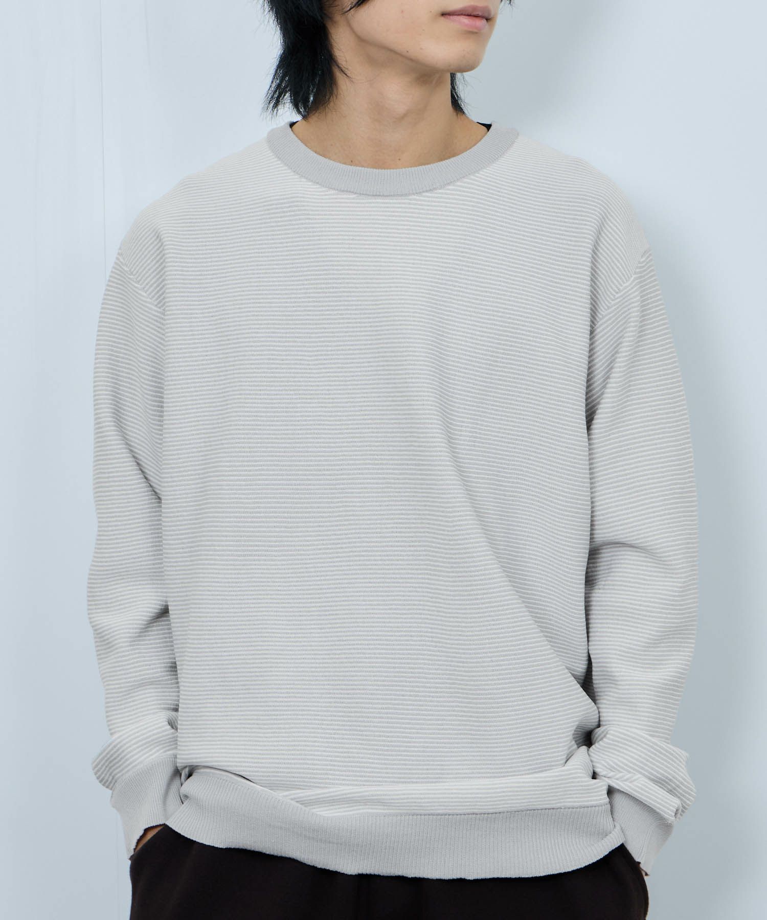 [値下げ]Real Standard  ボーダークルーネックニット メンズ商品画像-2