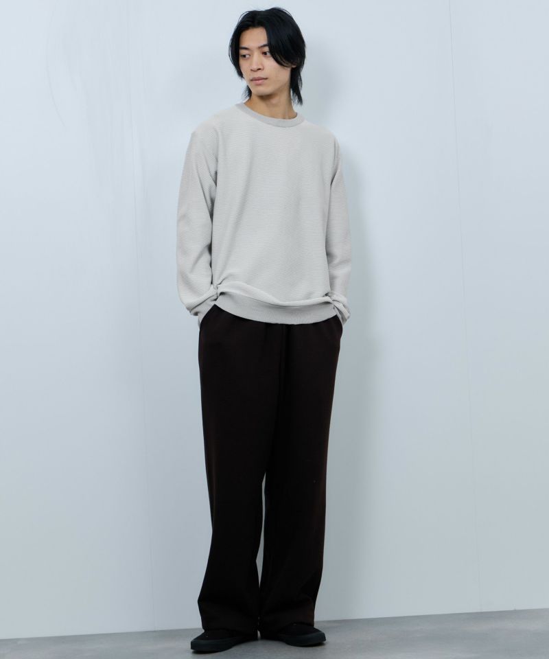 Real Standard  ボーダークルーネックニット メンズ商品画像-8