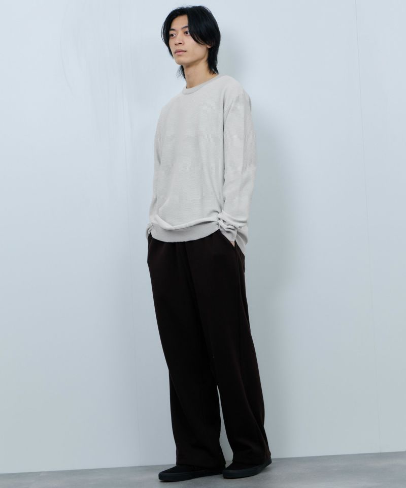 Real Standard  ボーダークルーネックニット メンズ商品画像-9