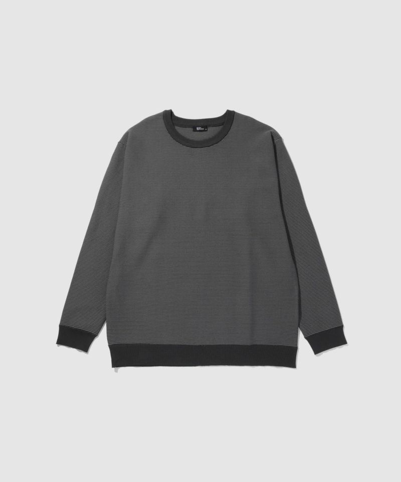 Real Standard  ボーダークルーネックニット メンズ商品画像-13