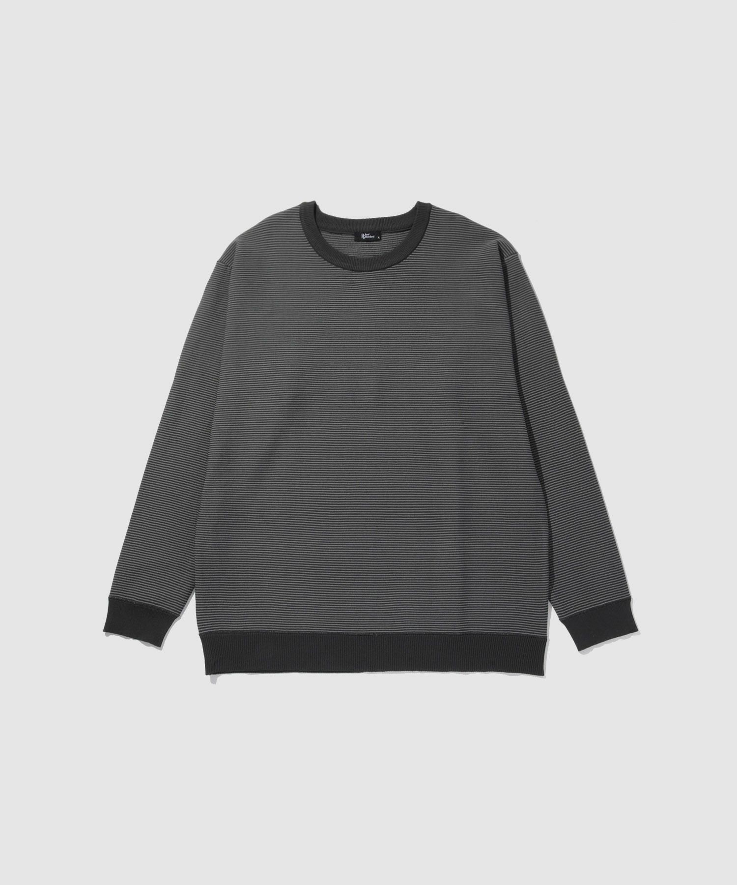 [さらに50%OFF]Real Standard  ボーダークルーネックニット メンズ商品画像-13