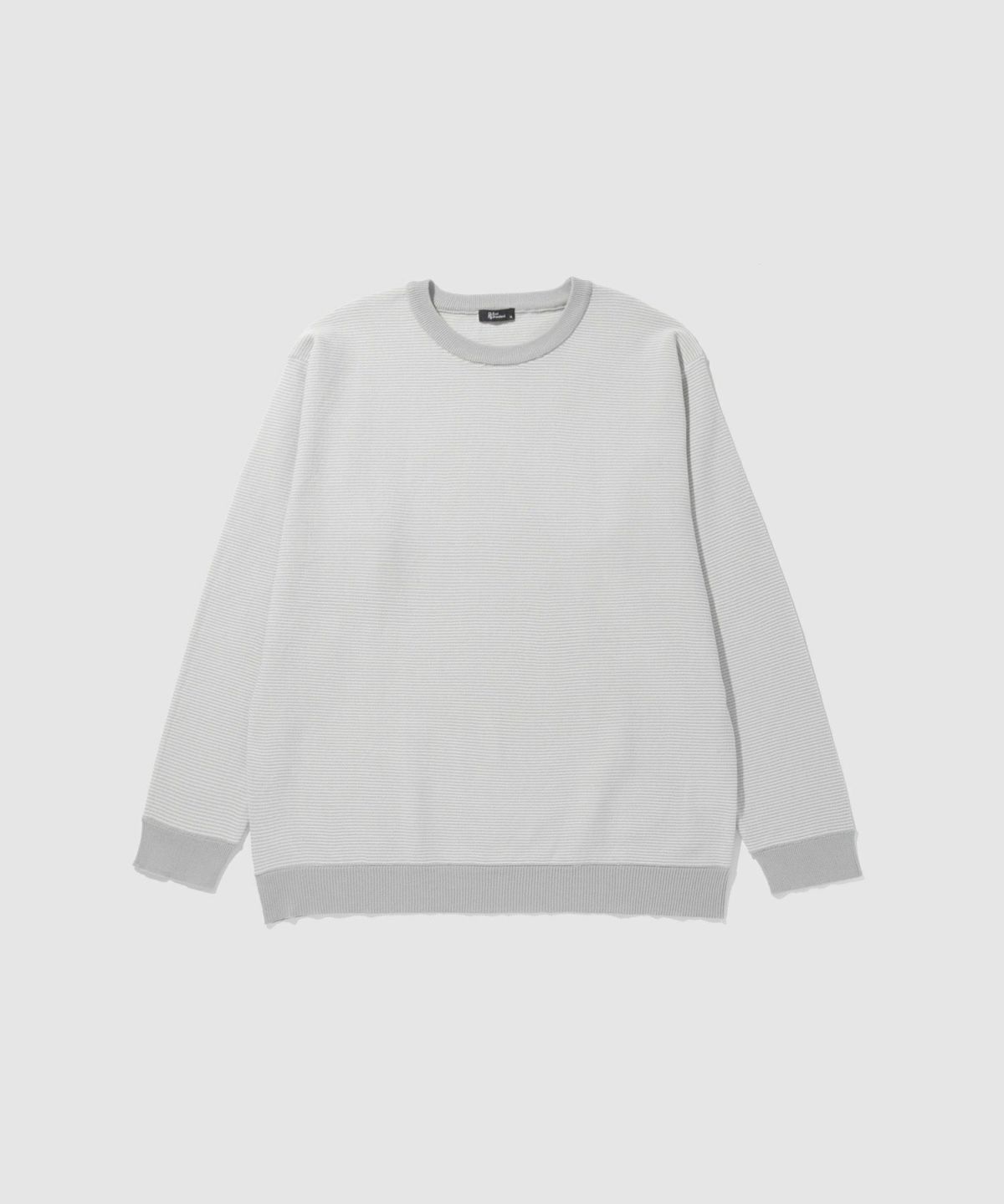 Real Standard ボーダークルーネックニット メンズ