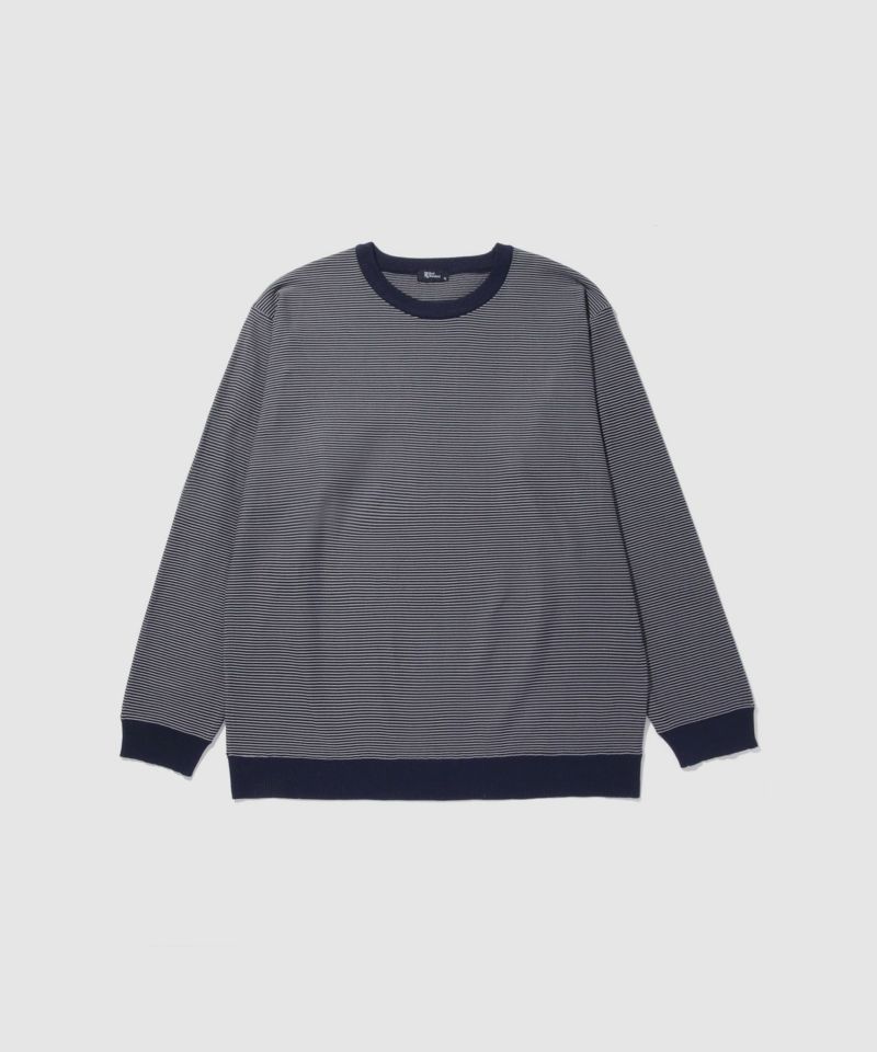 Real Standard  ボーダークルーネックニット メンズ商品画像-15