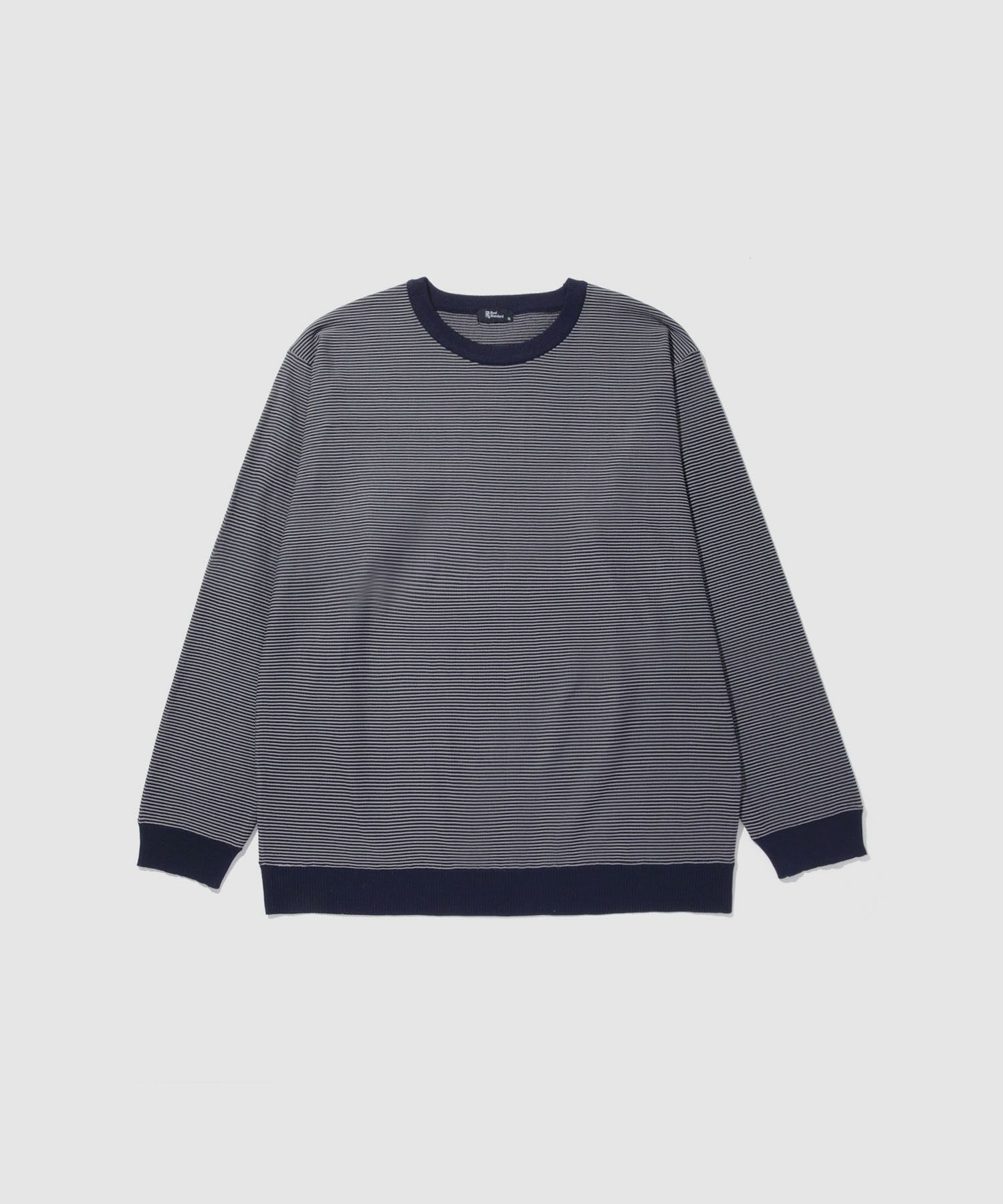 [さらに50%OFF]Real Standard  ボーダークルーネックニット メンズ商品画像-15