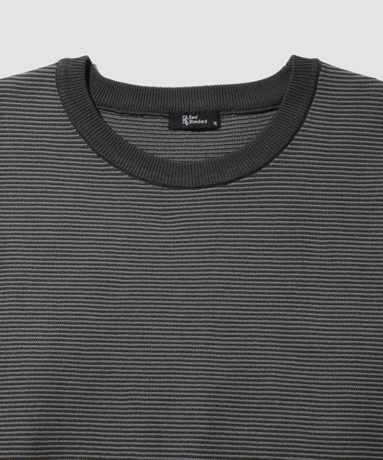 [さらに50%OFF]Real Standard  ボーダークルーネックニット メンズ商品サムネイル-17