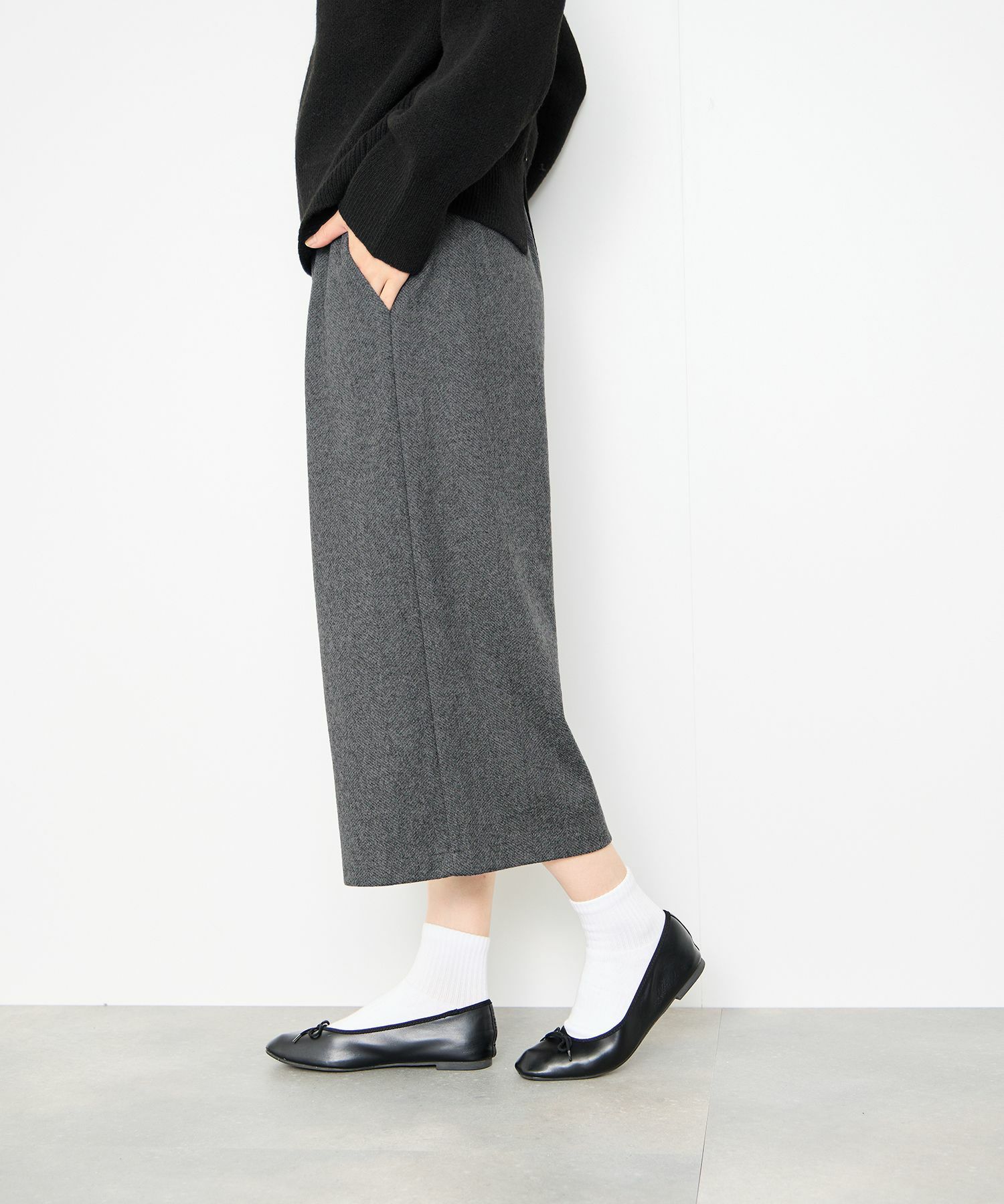 Idnes  ツイードライククロップドパンツ レディース商品サムネイル-4