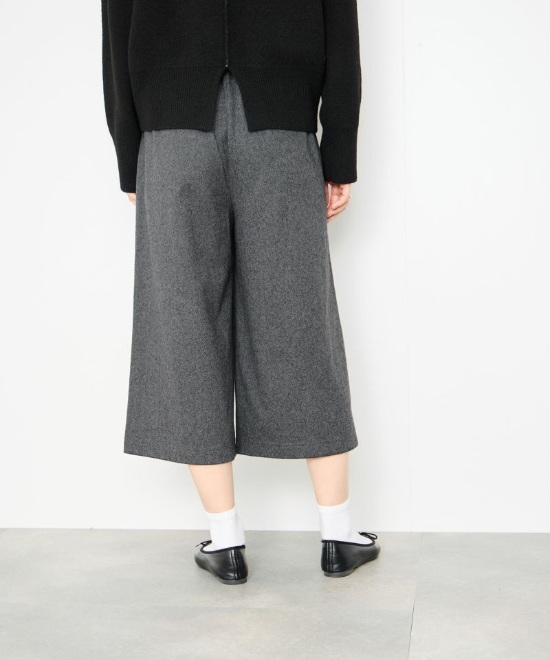 Idnes ツイードライククロップドパンツ レディース商品画像-5