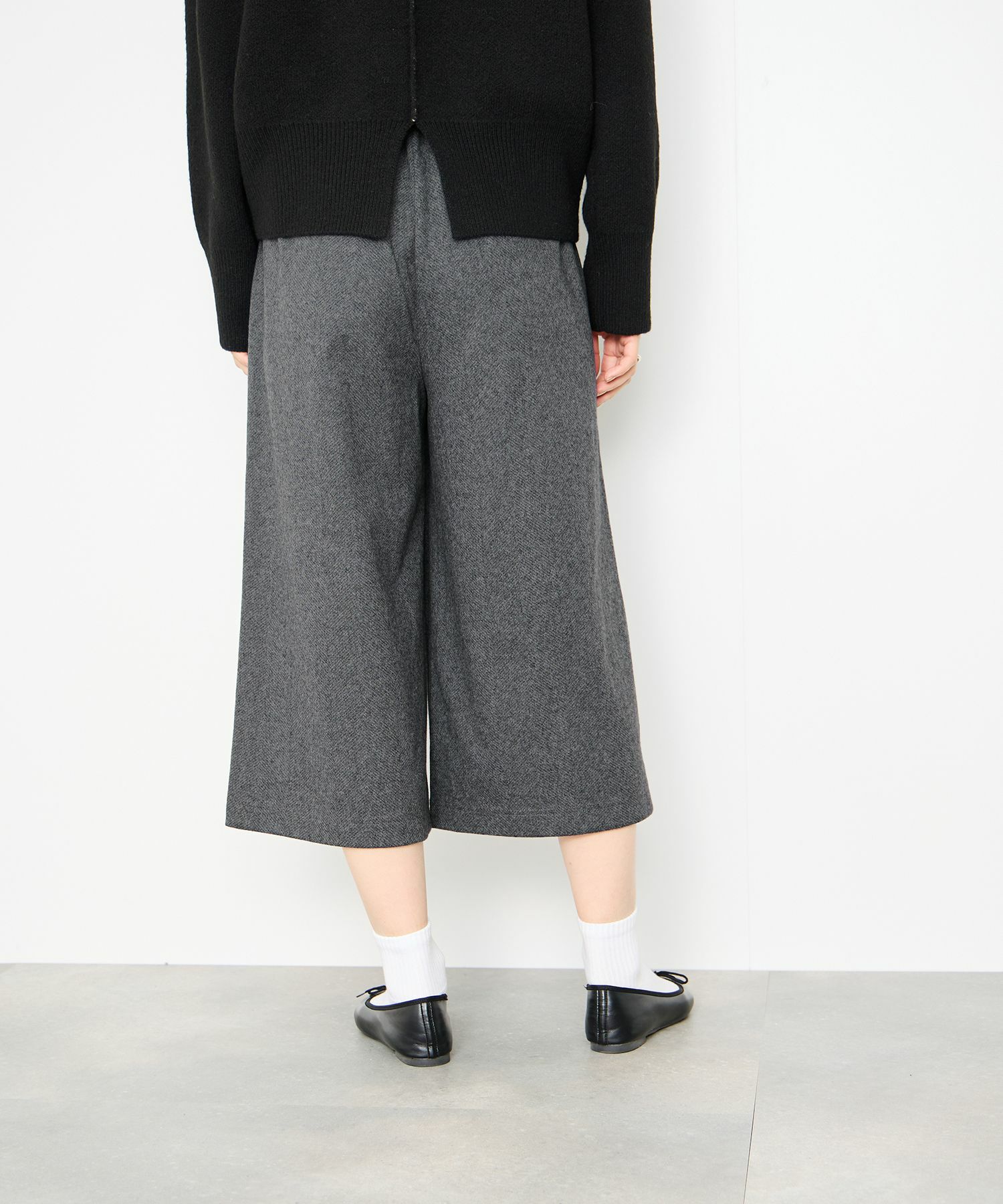 Idnes  ツイードライククロップドパンツ レディース商品サムネイル-5