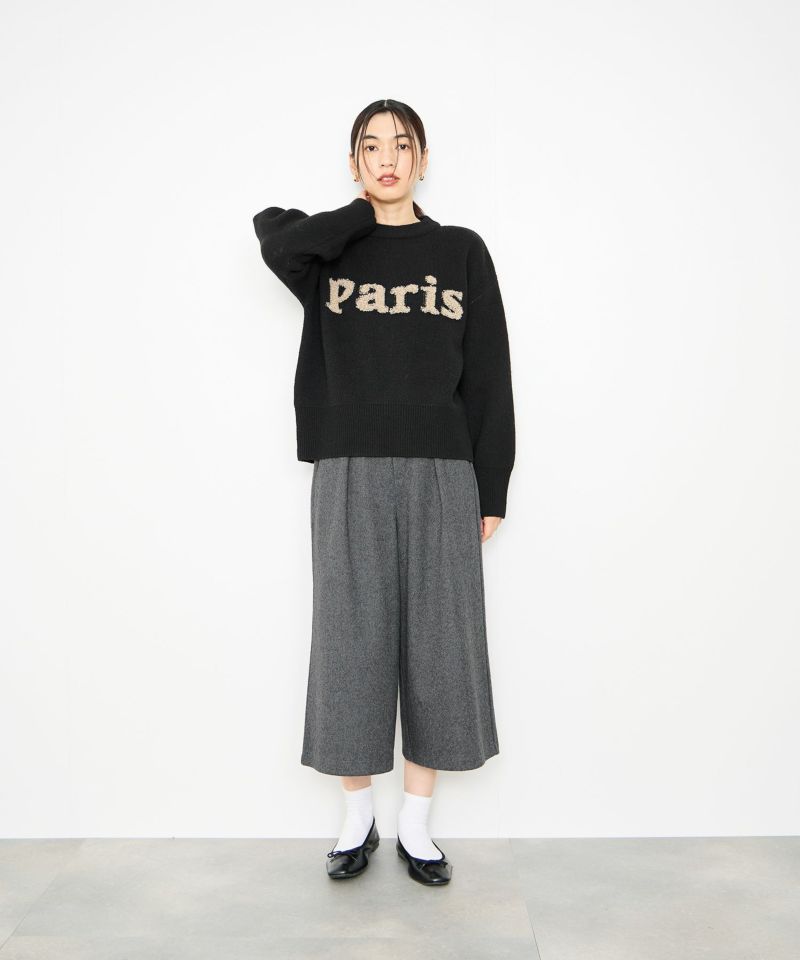 Idnes ツイードライククロップドパンツ レディース商品画像-6