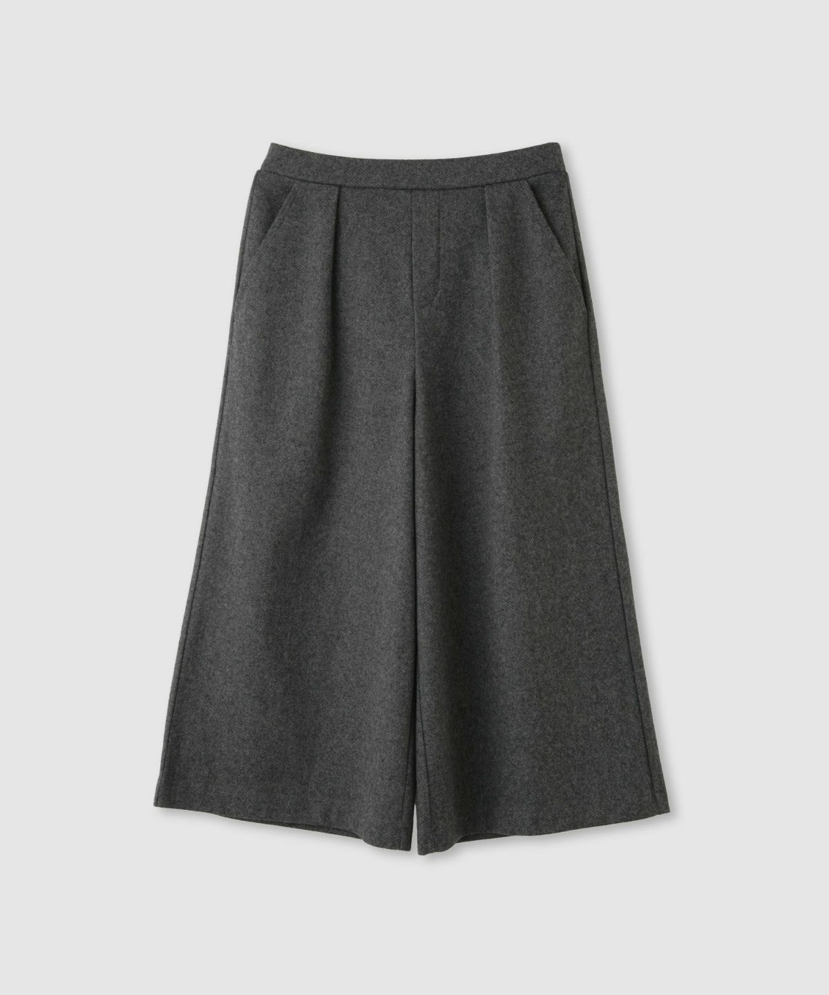 Idnes ツイードライククロップドパンツ レディース