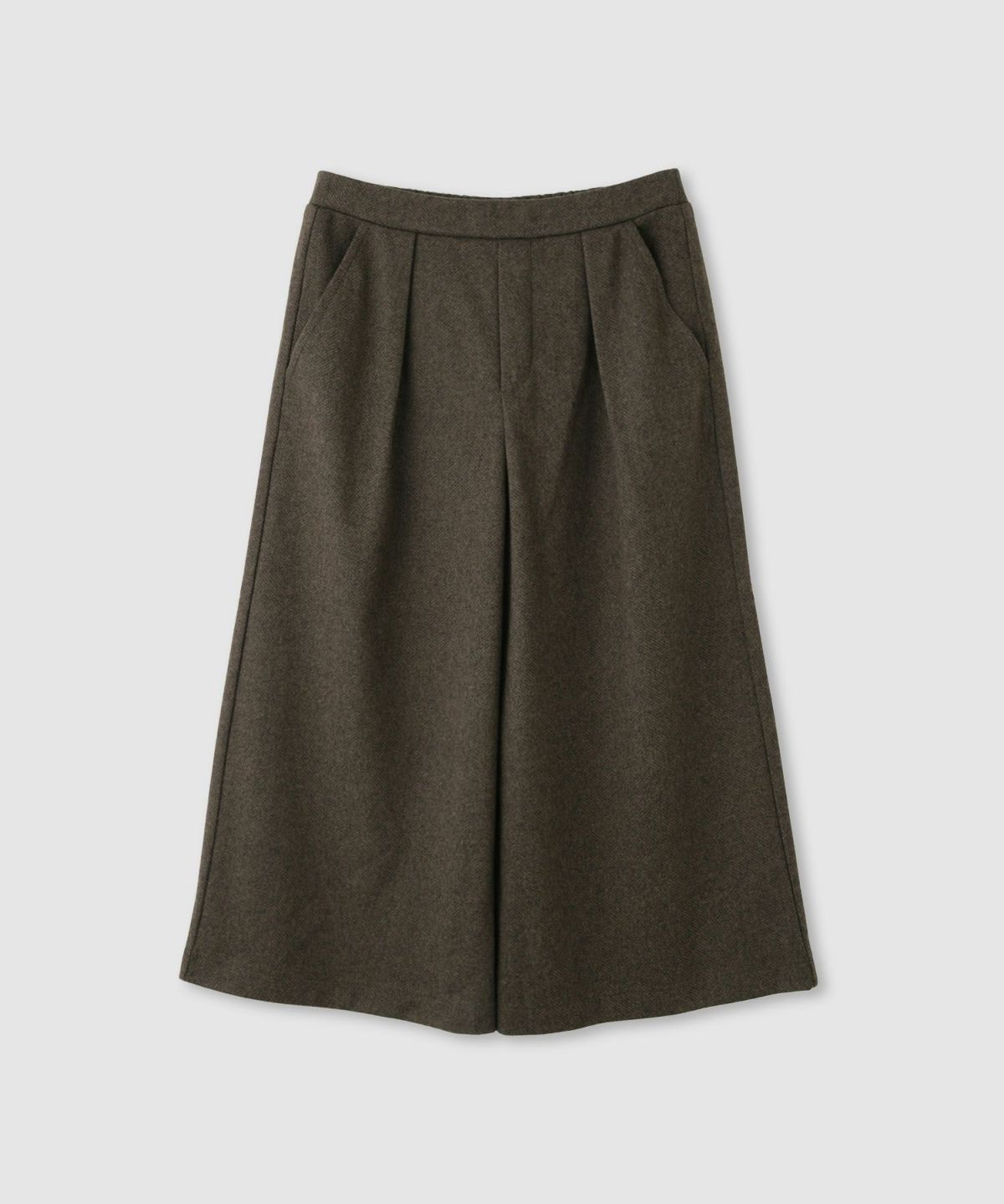 Idnes ツイードライククロップドパンツ レディース