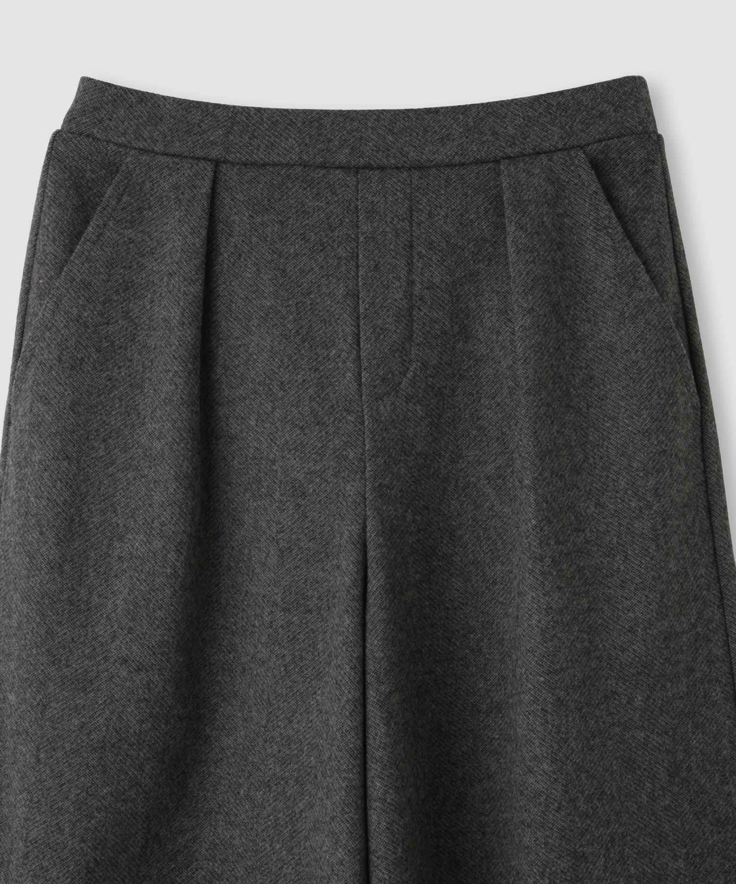 Idnes ツイードライククロップドパンツ レディース
