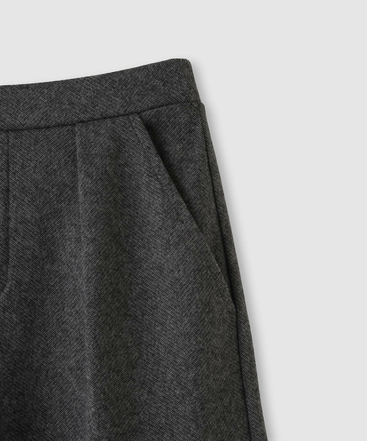Idnes ツイードライククロップドパンツ レディース