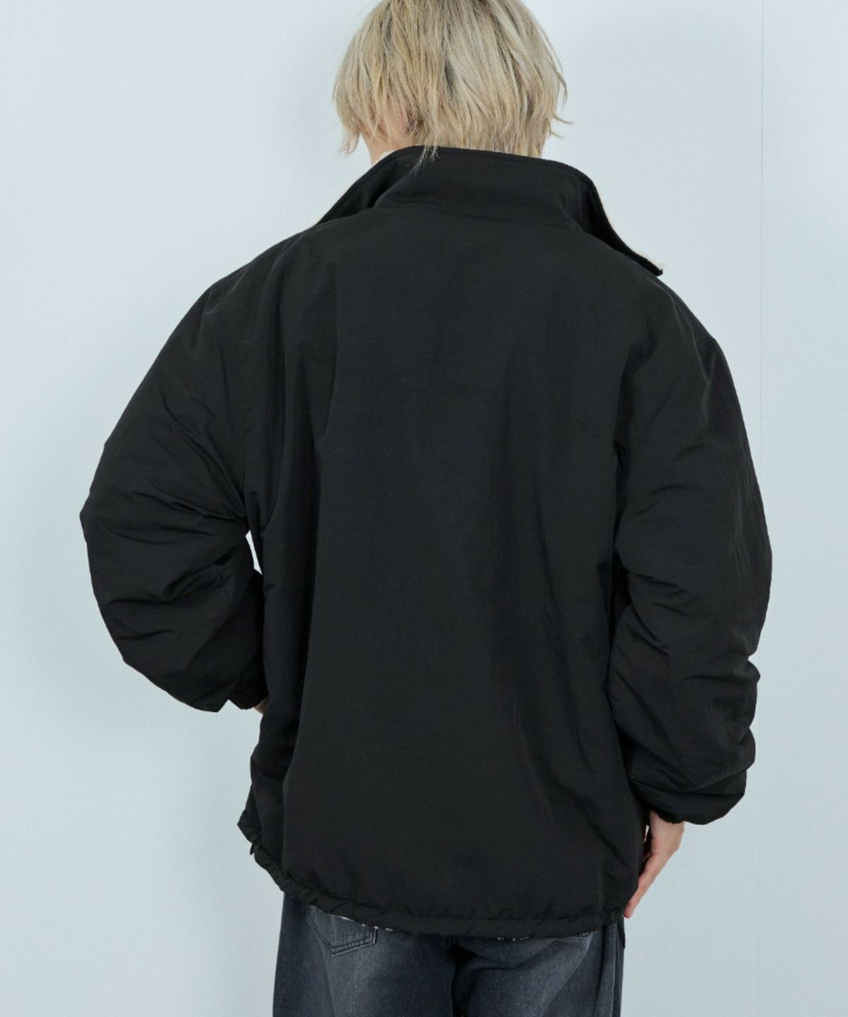 NAVY 裏ボアリバーシブルブルゾン メンズ