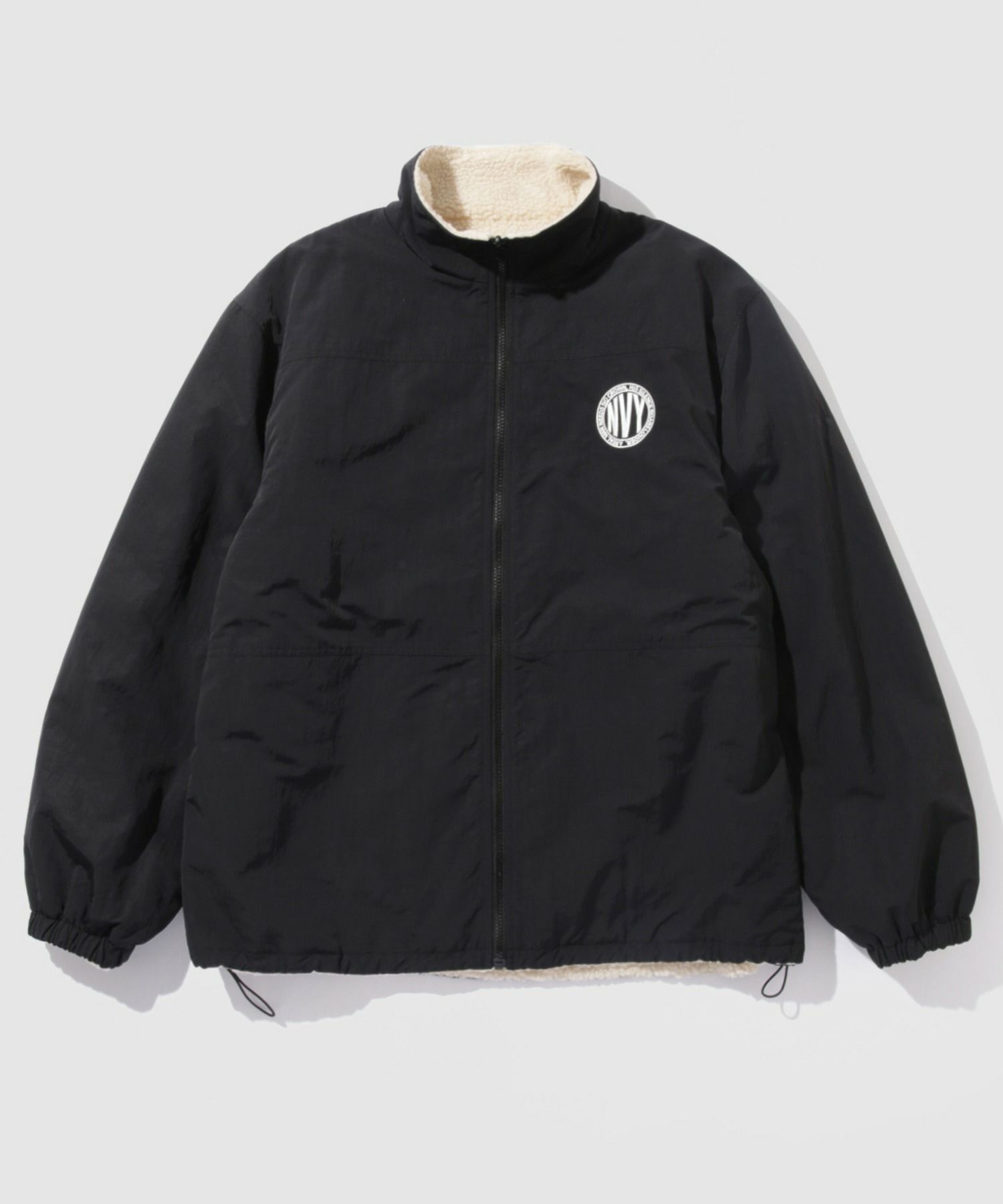 NAVY  裏ボアリバーシブルブルゾン メンズ商品画像-11