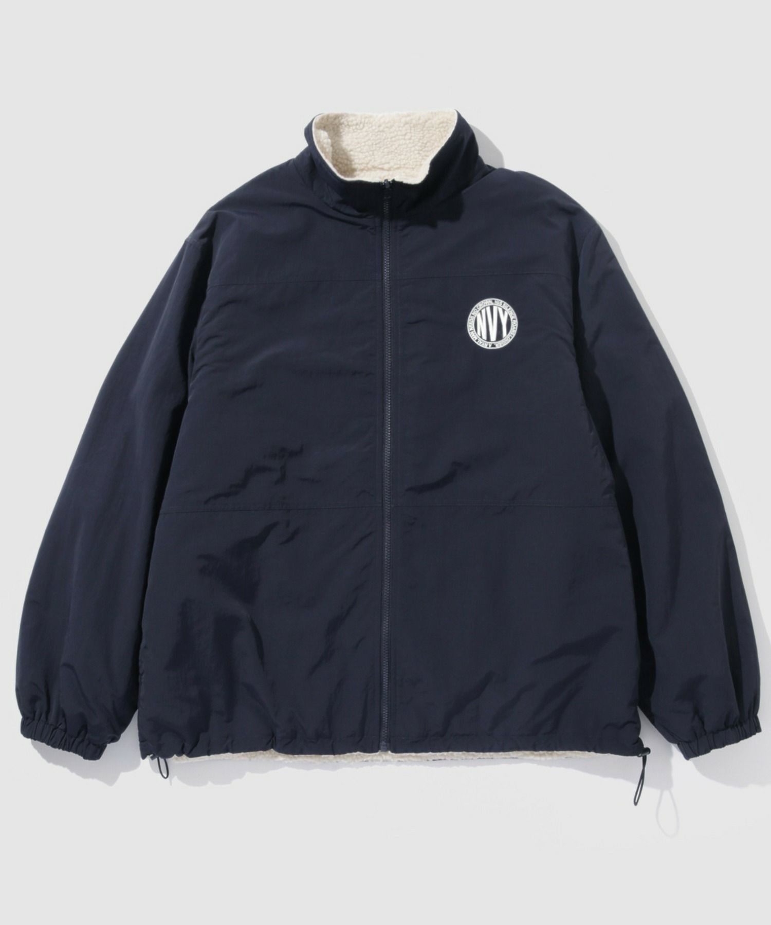 NAVY 裏ボアリバーシブルブルゾン メンズ