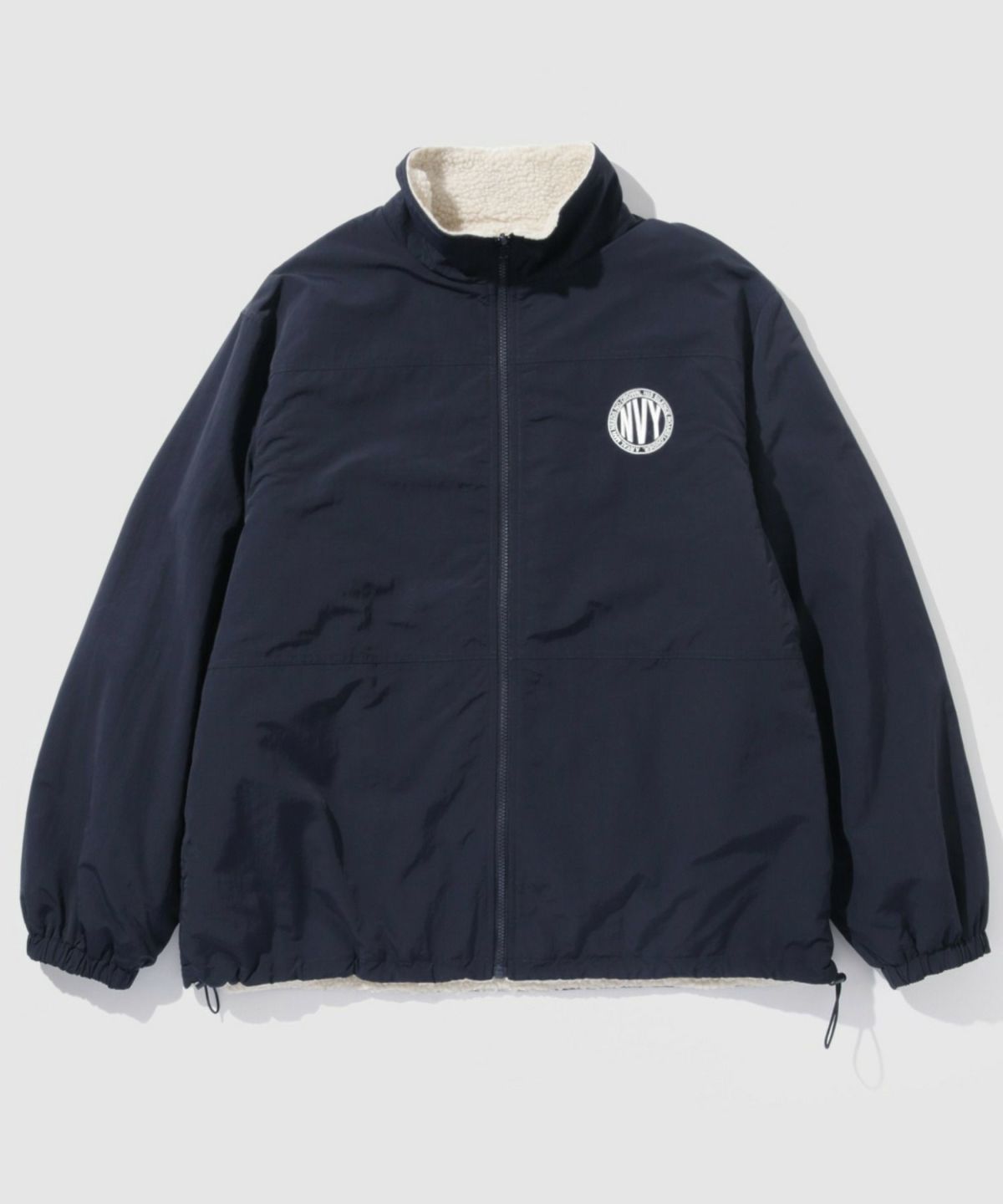 NAVY 裏ボアリバーシブルブルゾン メンズ