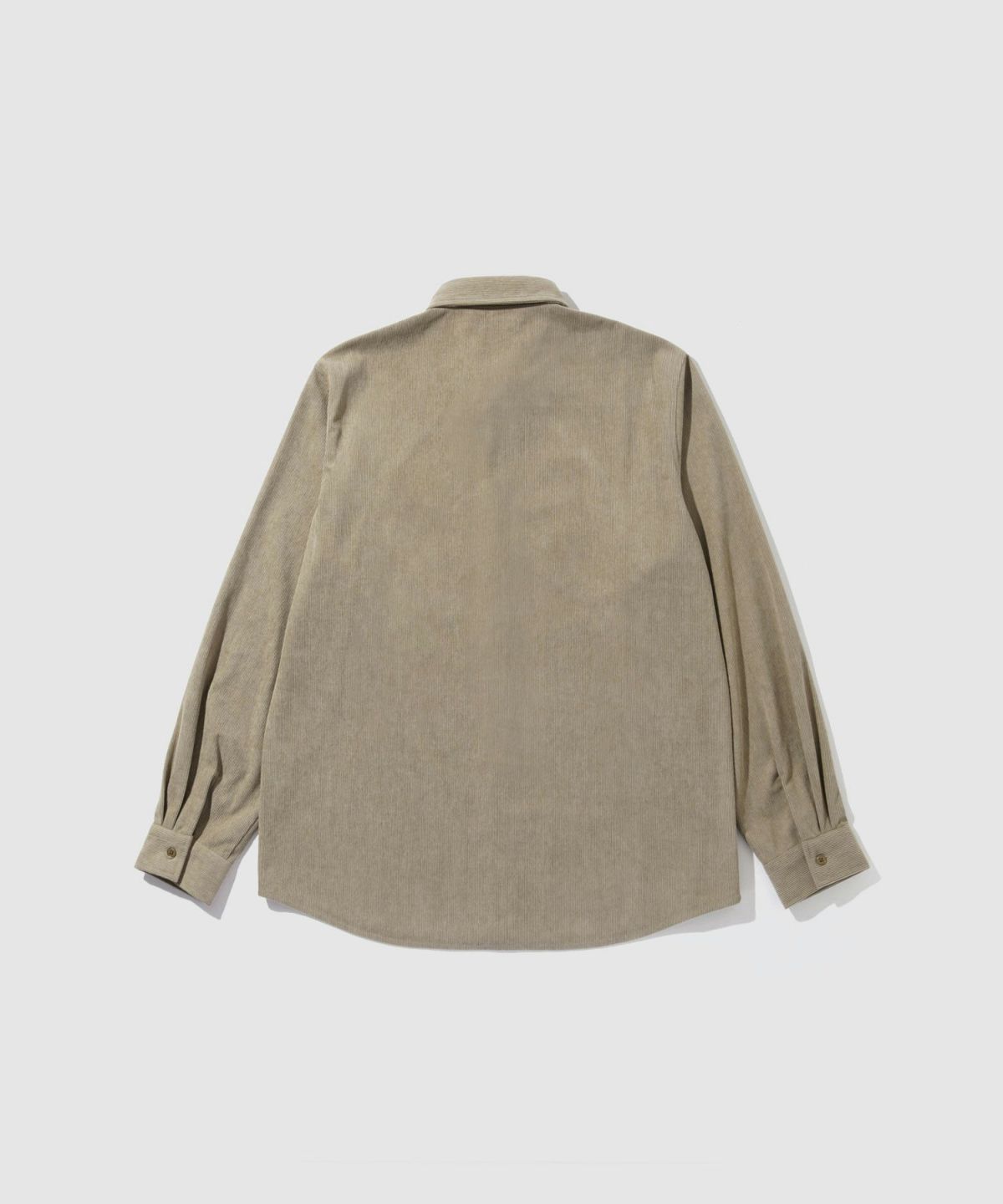 NAVY コーデュロイ切替レギュラーカラーシャツ メンズ