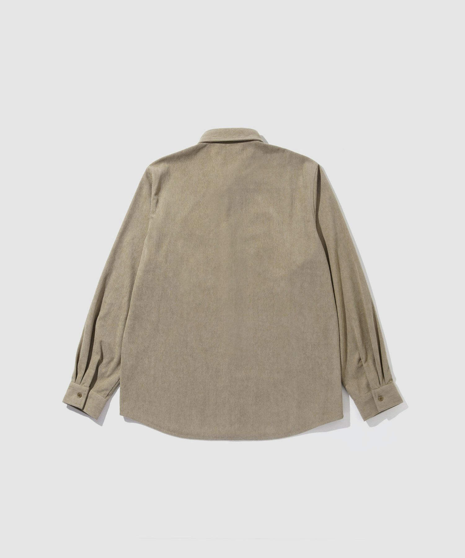 NAVY コーデュロイ切替レギュラーカラーシャツ メンズ