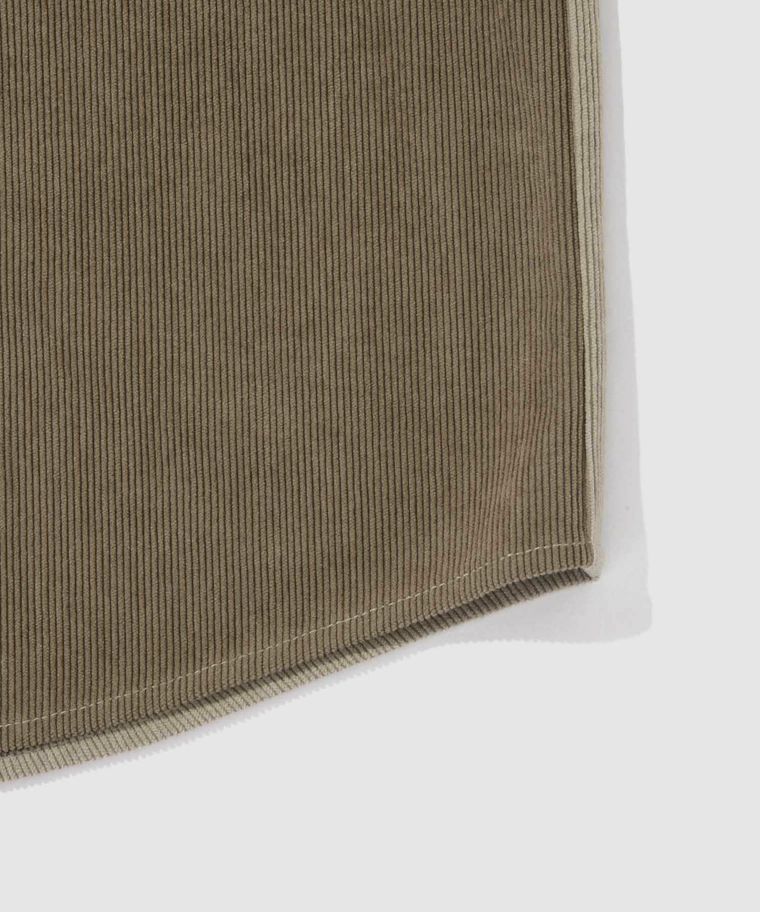 NAVY コーデュロイ切替レギュラーカラーシャツ メンズ