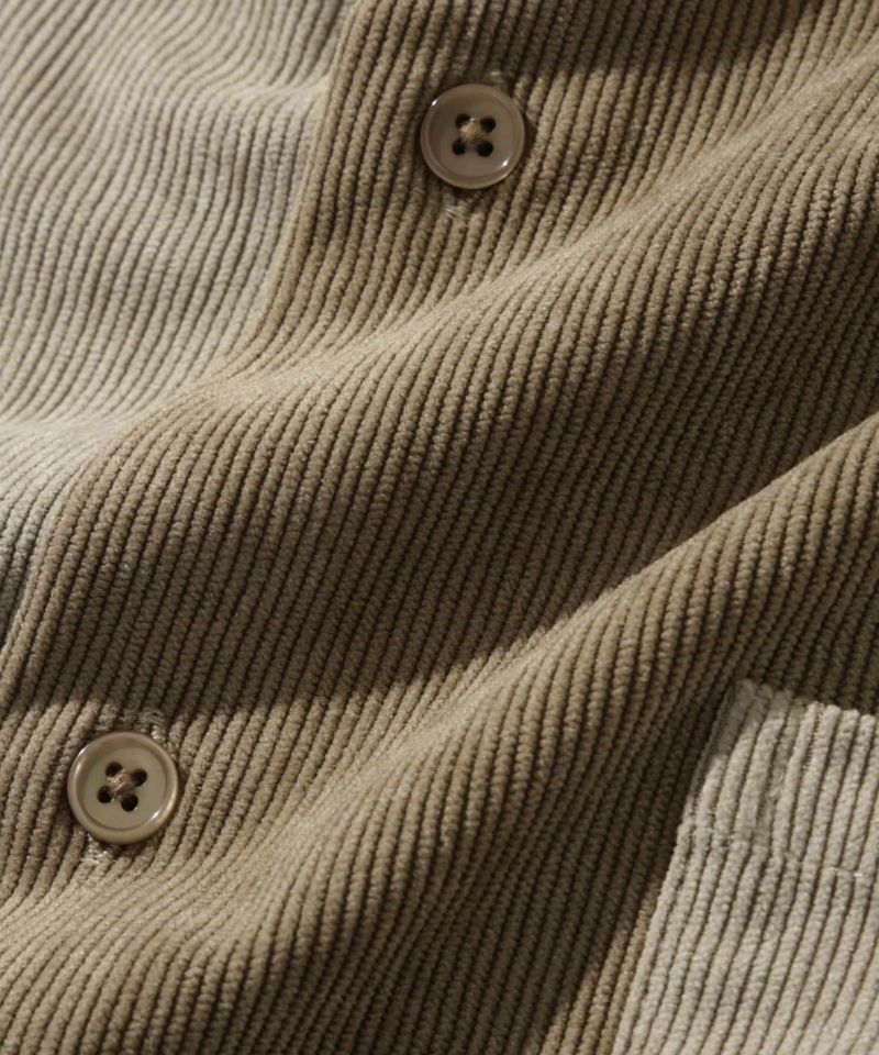 NAVY  コーデュロイ切替レギュラーカラーシャツ メンズ商品画像-21