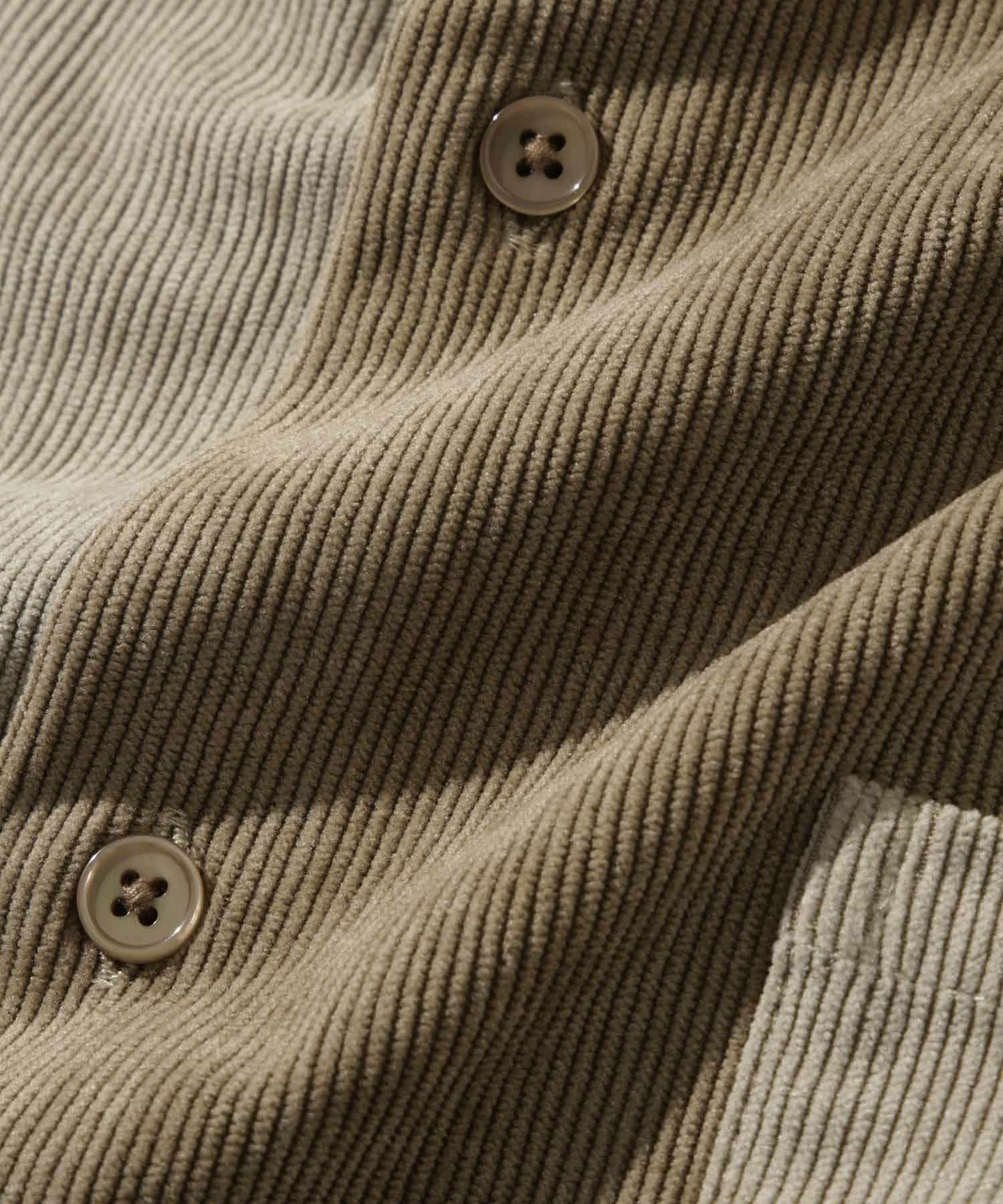 [値下げ]NAVY  コーデュロイ切替レギュラーカラーシャツ メンズ商品サムネイル-21