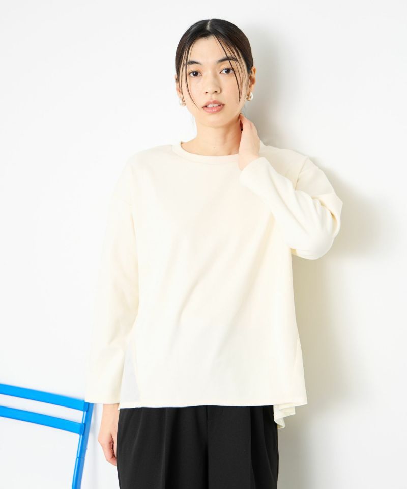 [値下げ]Idnes  ドッキングペプラムプルオーバー レディース商品画像-10