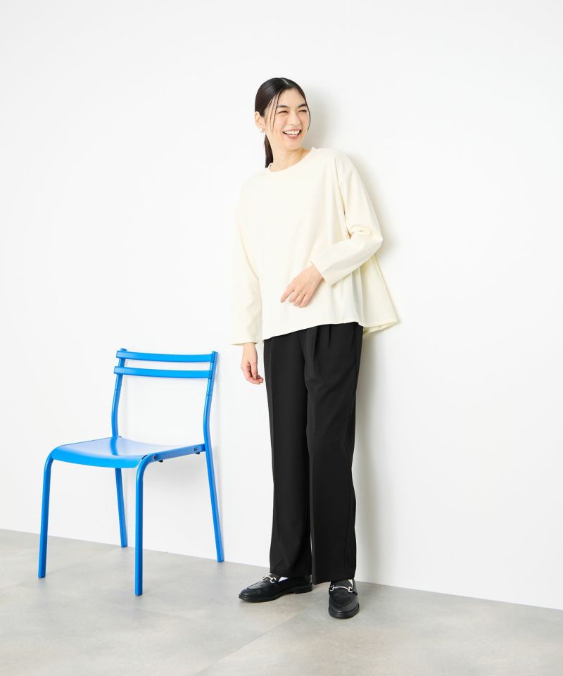 [値下げ]Idnes  ドッキングペプラムプルオーバー レディース商品画像-11