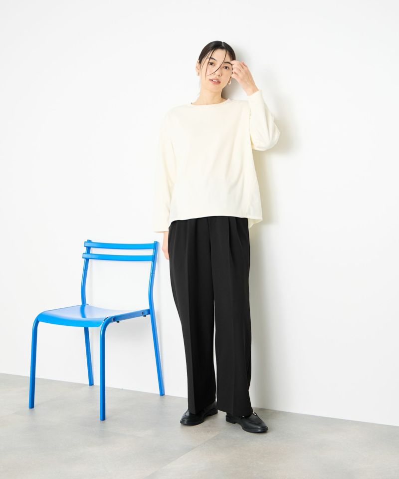 [値下げ]Idnes  ドッキングペプラムプルオーバー レディース商品画像-12