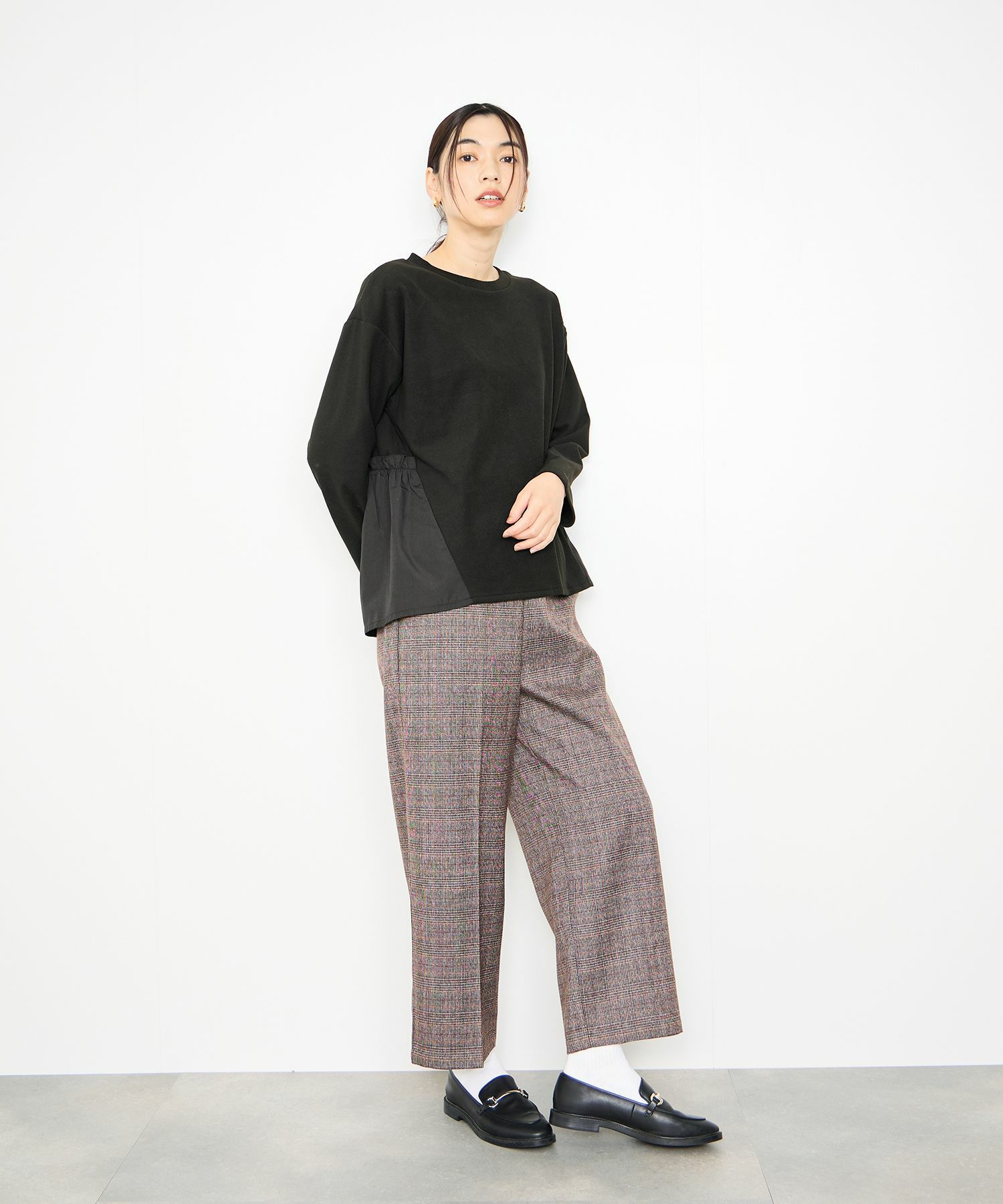 Idnes  ドッキングペプラムプルオーバー レディース商品サムネイル-14