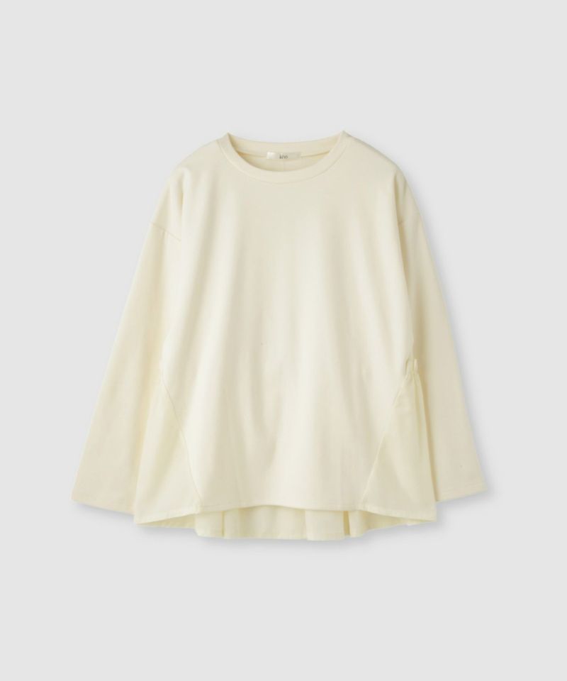 Idnes  ドッキングペプラムプルオーバー レディース商品画像-17