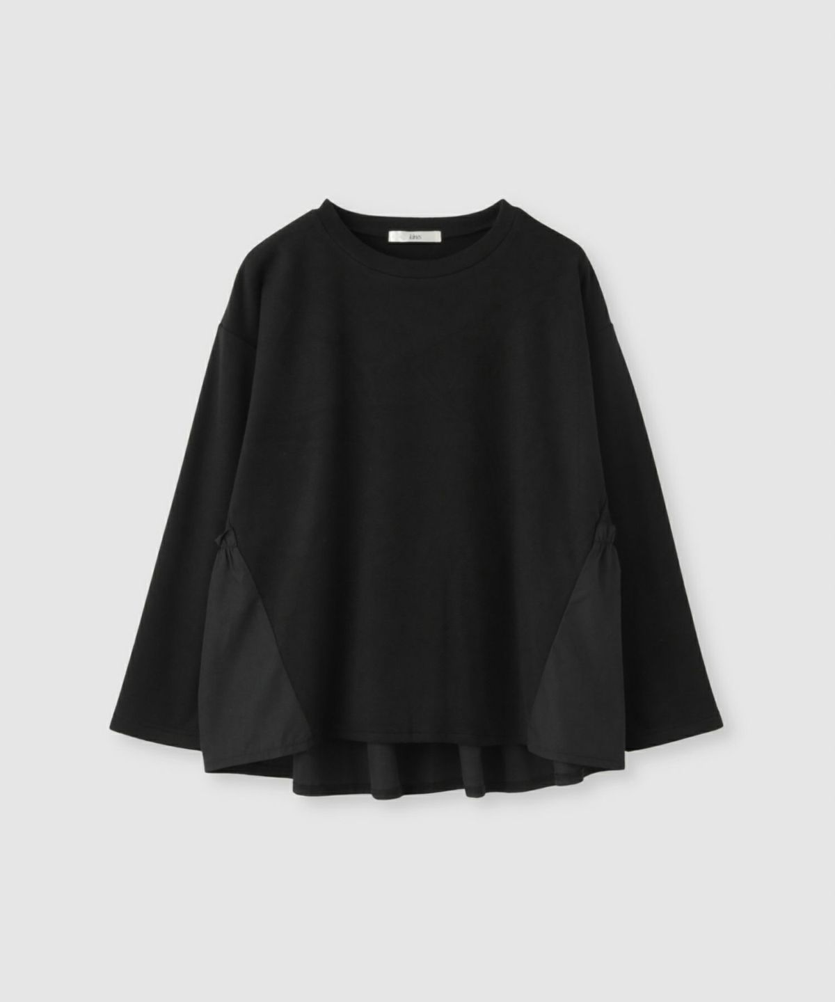  Idnes ドッキングペプラムプルオーバー レディース