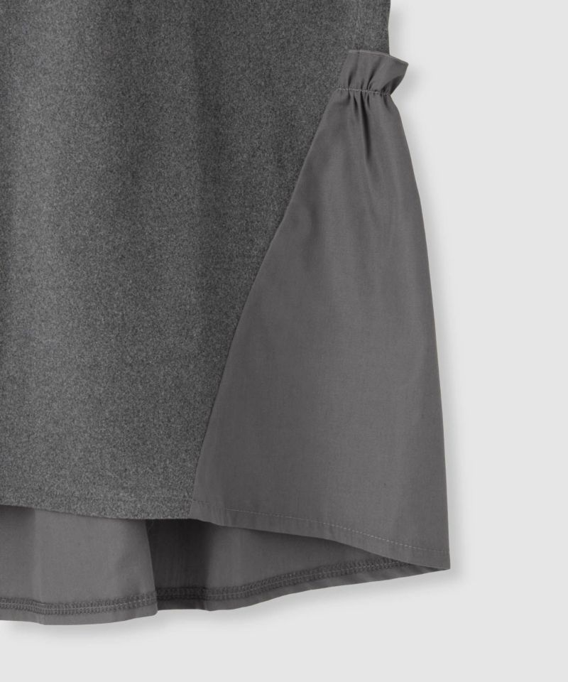 Idnes  ドッキングペプラムプルオーバー レディース商品画像-22