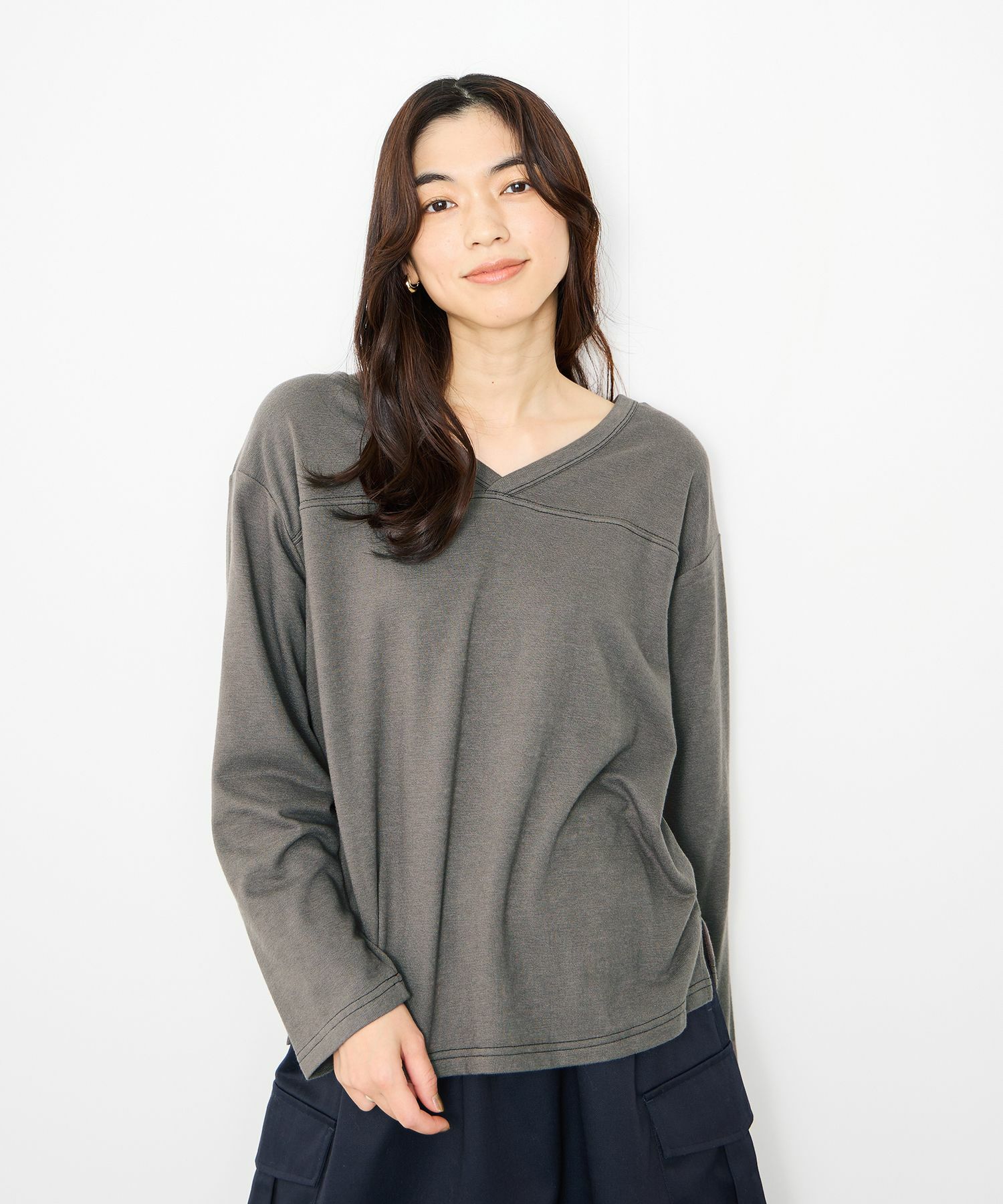 Idnes  2WAYフットボールロゴTシャツ レディース メール便 対応商品商品サムネイル-11