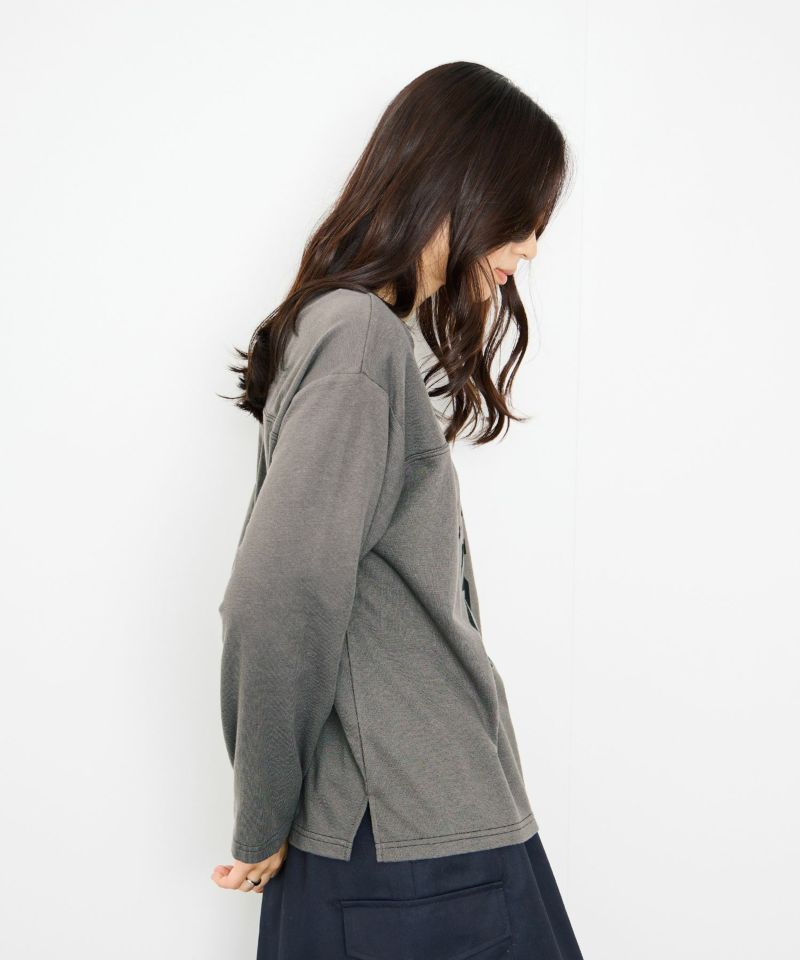 Idnes  2WAYフットボールロゴTシャツ レディース メール便 対応商品商品画像-13