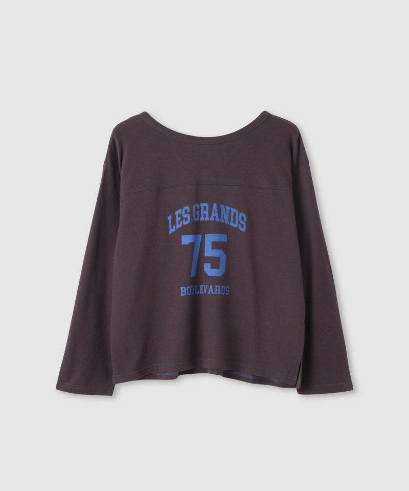 [値下げ]Idnes  2WAYフットボールロゴTシャツ レディース メール便 対応商品商品画像-17