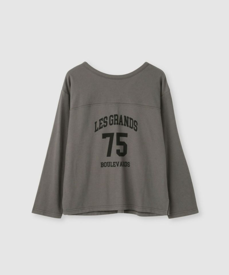 [値下げ]Idnes  2WAYフットボールロゴTシャツ レディース メール便 対応商品商品画像-19