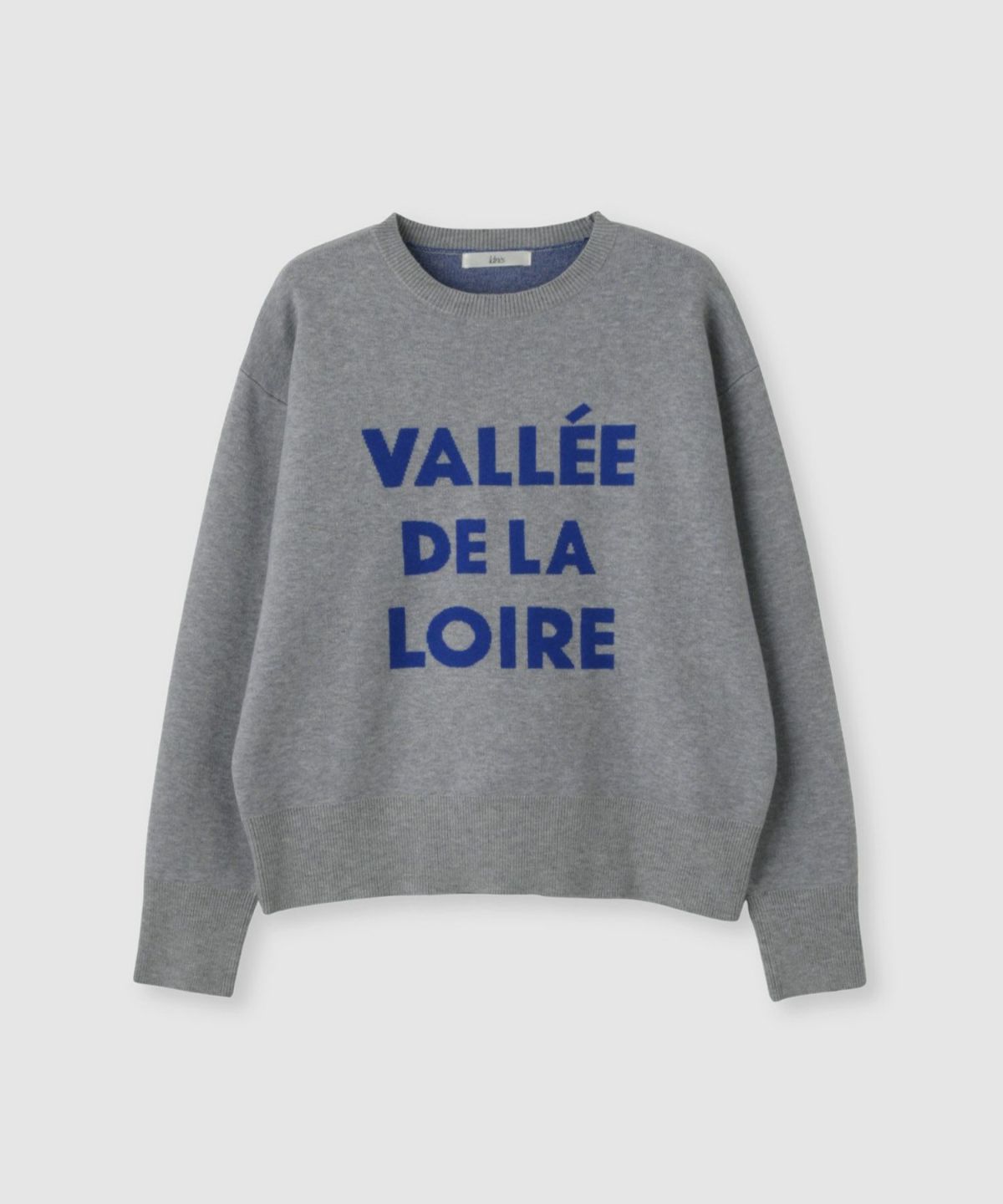 Idnes ジャガードロゴニットプルオーバー レディース