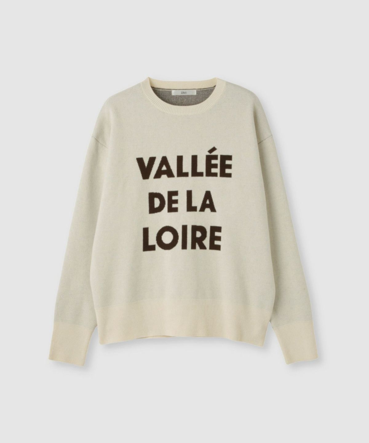 Idnes ジャガードロゴニットプルオーバー レディース