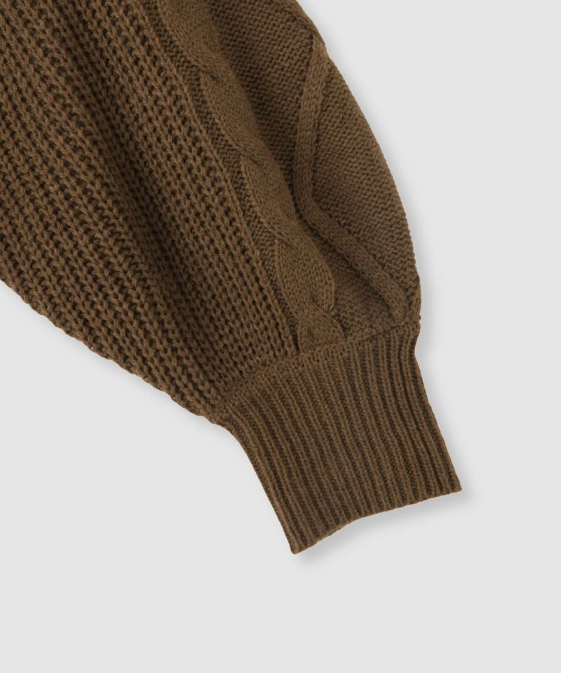 Idnes ケーブルハイネックニット レディース商品画像-20