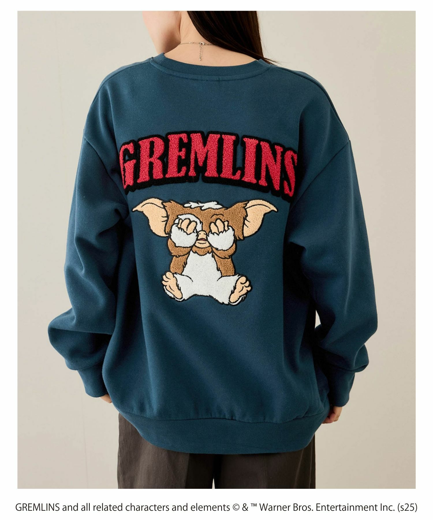 GREMLINS サガラ刺繍トレーナー メンズ商品画像-1