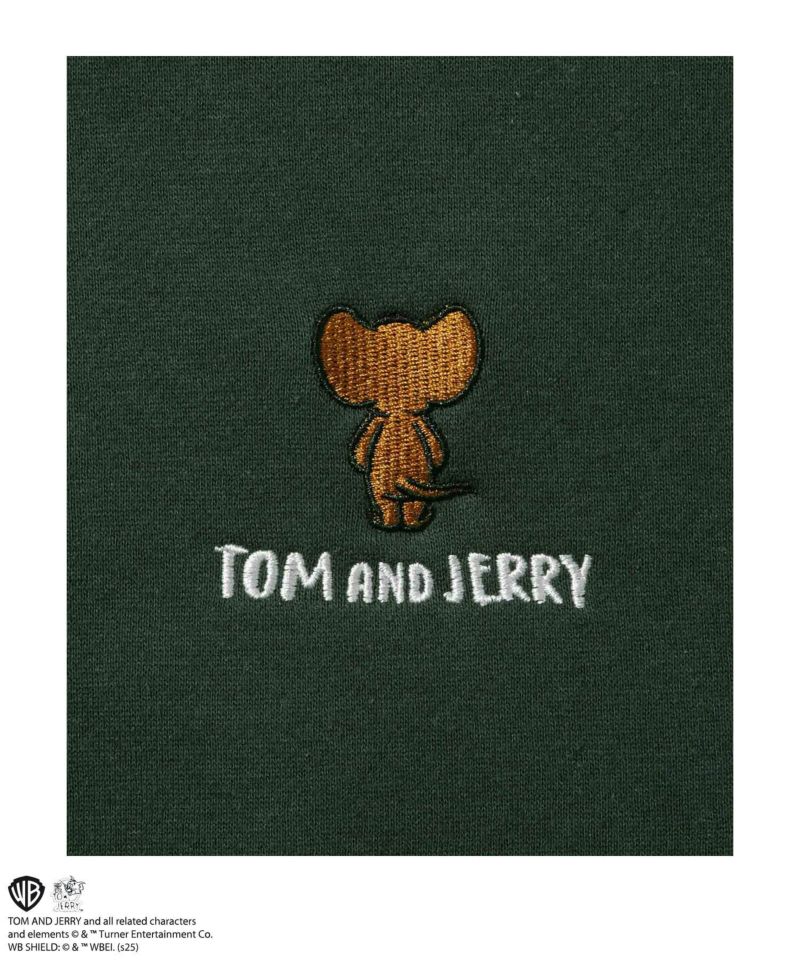 Tom and Jerry 子犬サガラ刺繍トレーナー メンズ商品画像-6