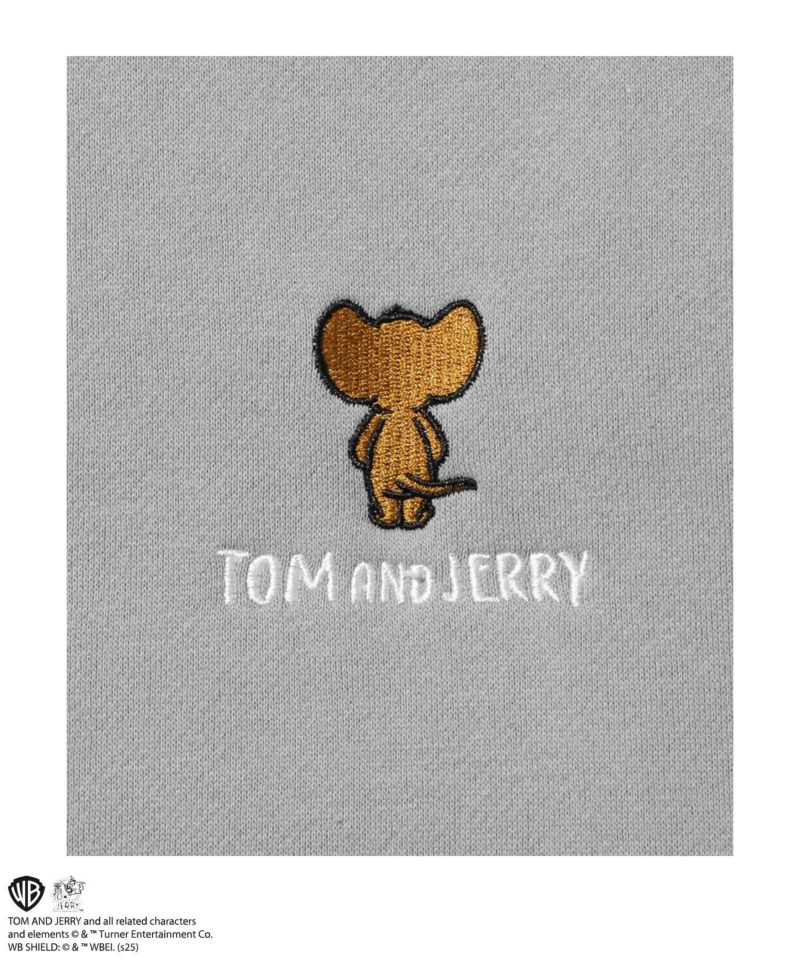 Tom and Jerry 子犬サガラ刺繍トレーナー メンズ商品画像-7