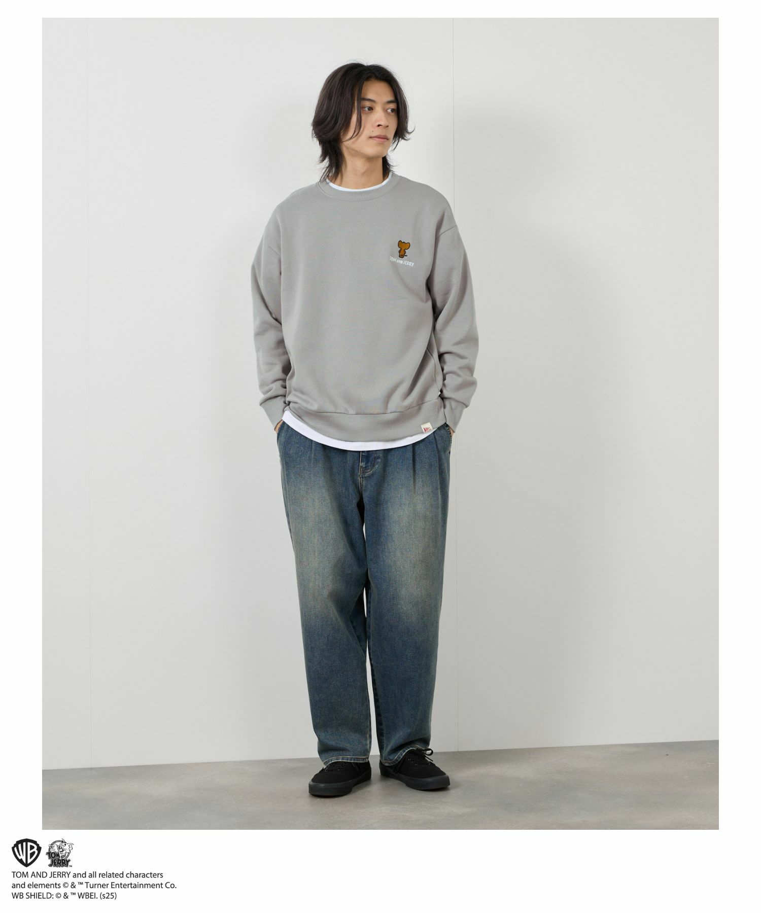 [値下げ]Tom and Jerry 子犬サガラ刺繍トレーナー メンズ商品サムネイル-11