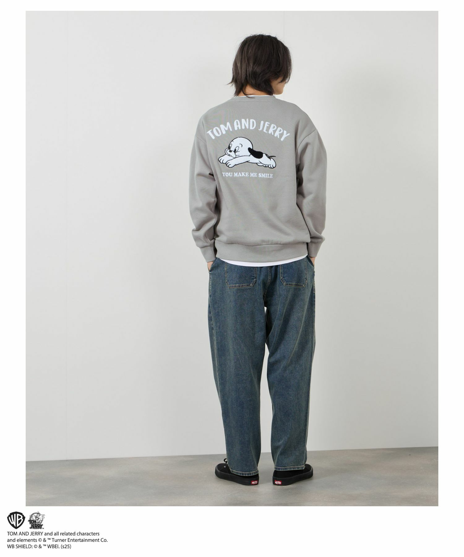[値下げ]Tom and Jerry 子犬サガラ刺繍トレーナー メンズ商品サムネイル-12